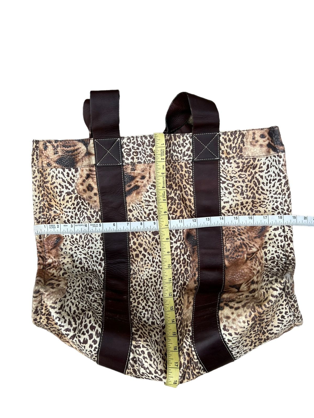 Vintage Vintage Japan Cheetah Leopard Large Tote Bag Size ONE SIZE - 25 Thumbnail