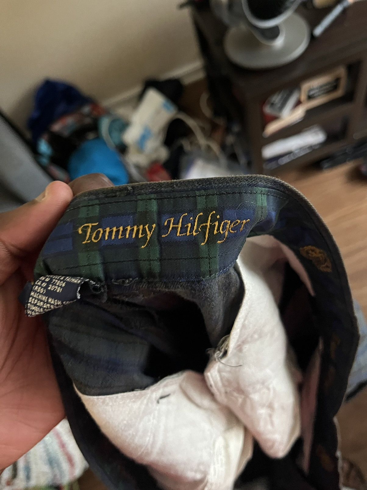 Designer × Tommy Hilfiger × Vintage Tommy Hilfiger Plaid Pants - Size 36 #plaidpants Size US 36 / EU 52 - 3 Thumbnail