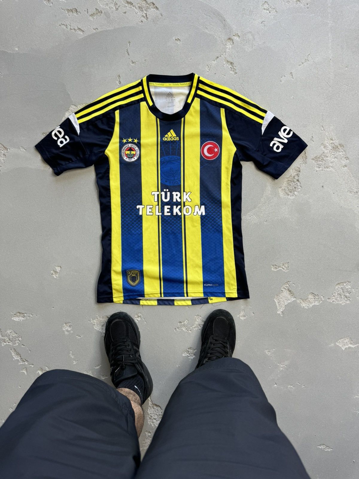 Adidas Adidas Fenerbahce Turkey 2012/2013 Home Soccer Jersey Size US S / EU 44-46 / 1 - 1 Thumbnail