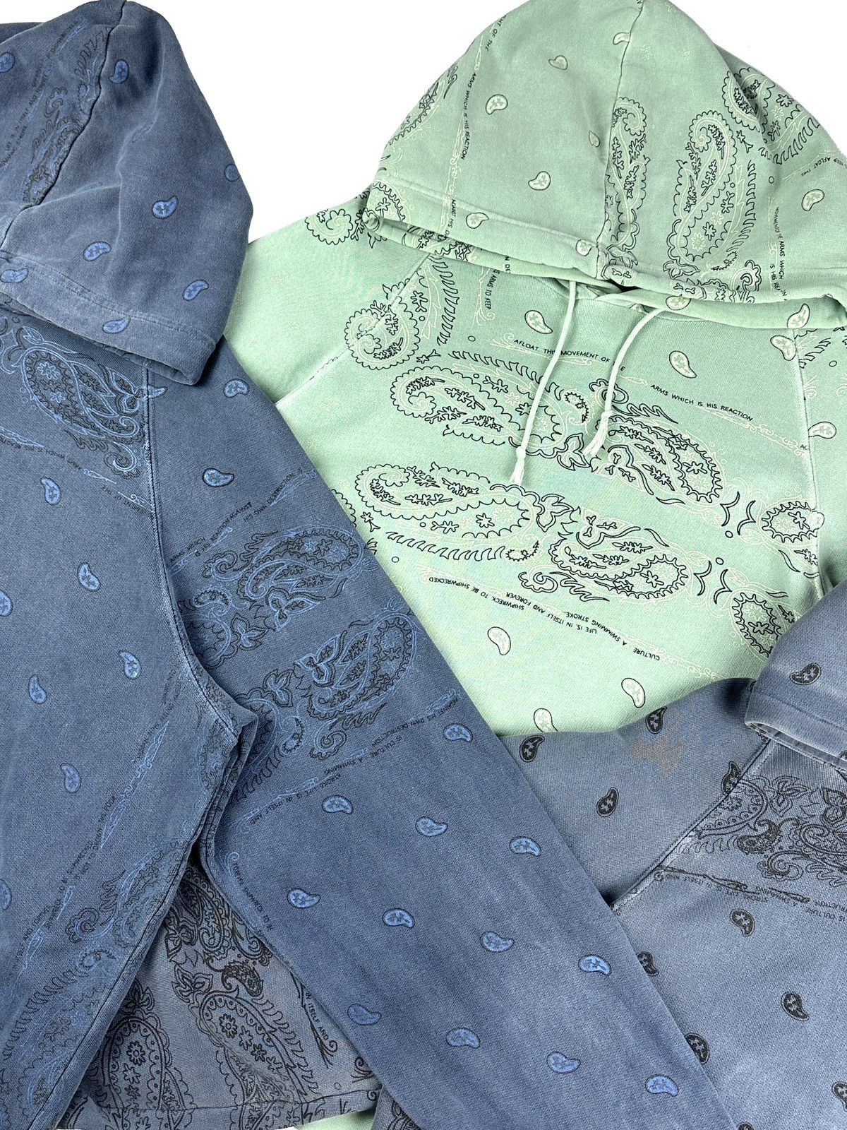 Raf Simons AW04 Waves Paisley Hoodie Size US L / EU 52-54 / 3 - 3 Thumbnail