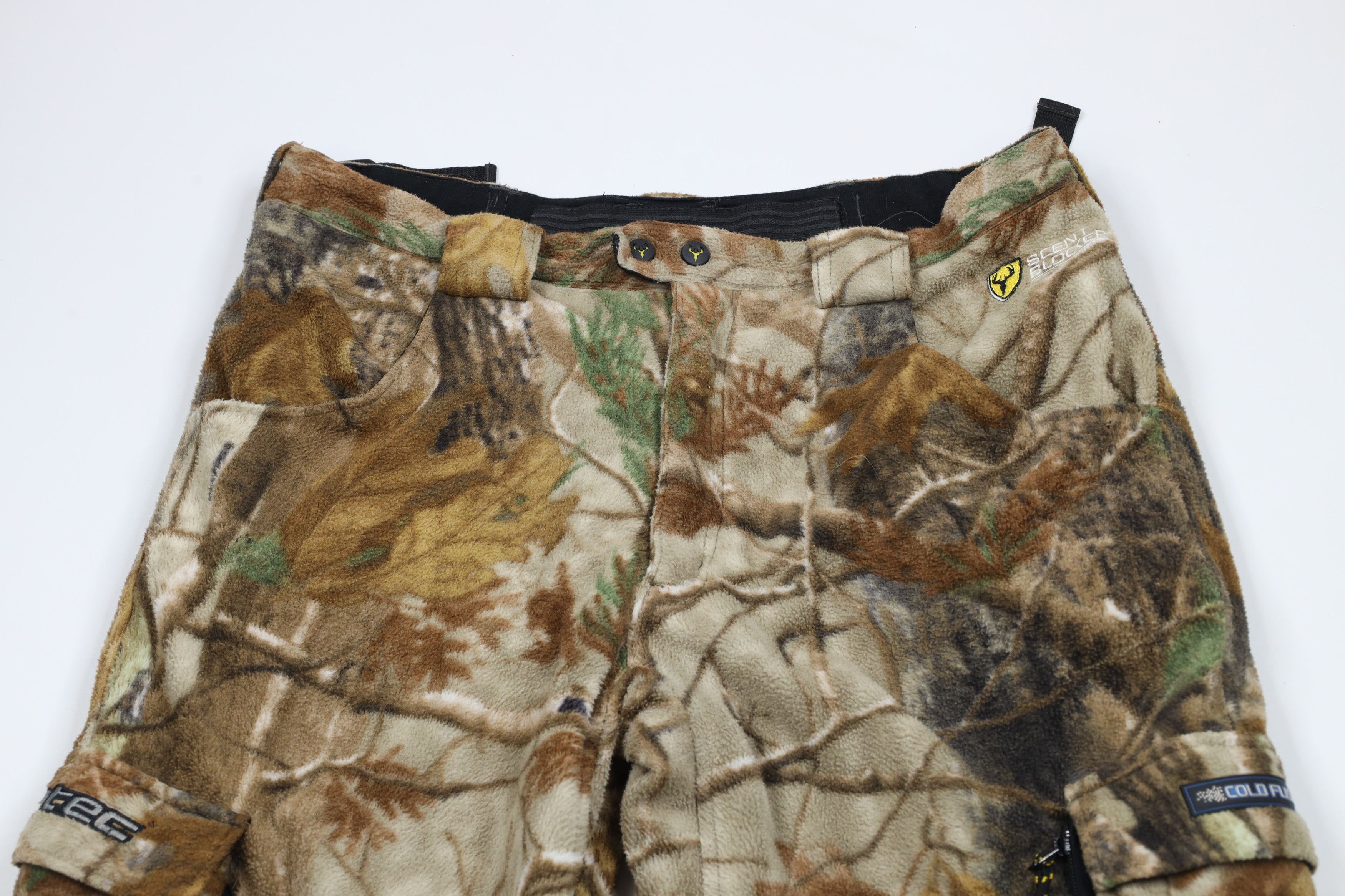 Vintage Vintage 90s Y2K Streetwear Fleece Camouflage Cargo Pants Size US 36 / EU 52 - 2 Thumbnail