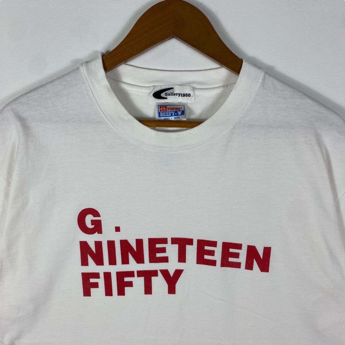 Gallery1950 × Vintage Vintage GALLERY 1950 G. Nineteen Fifty Graphic Tee Shirt Size US L / EU 52-54 / 3 - 2 Thumbnail