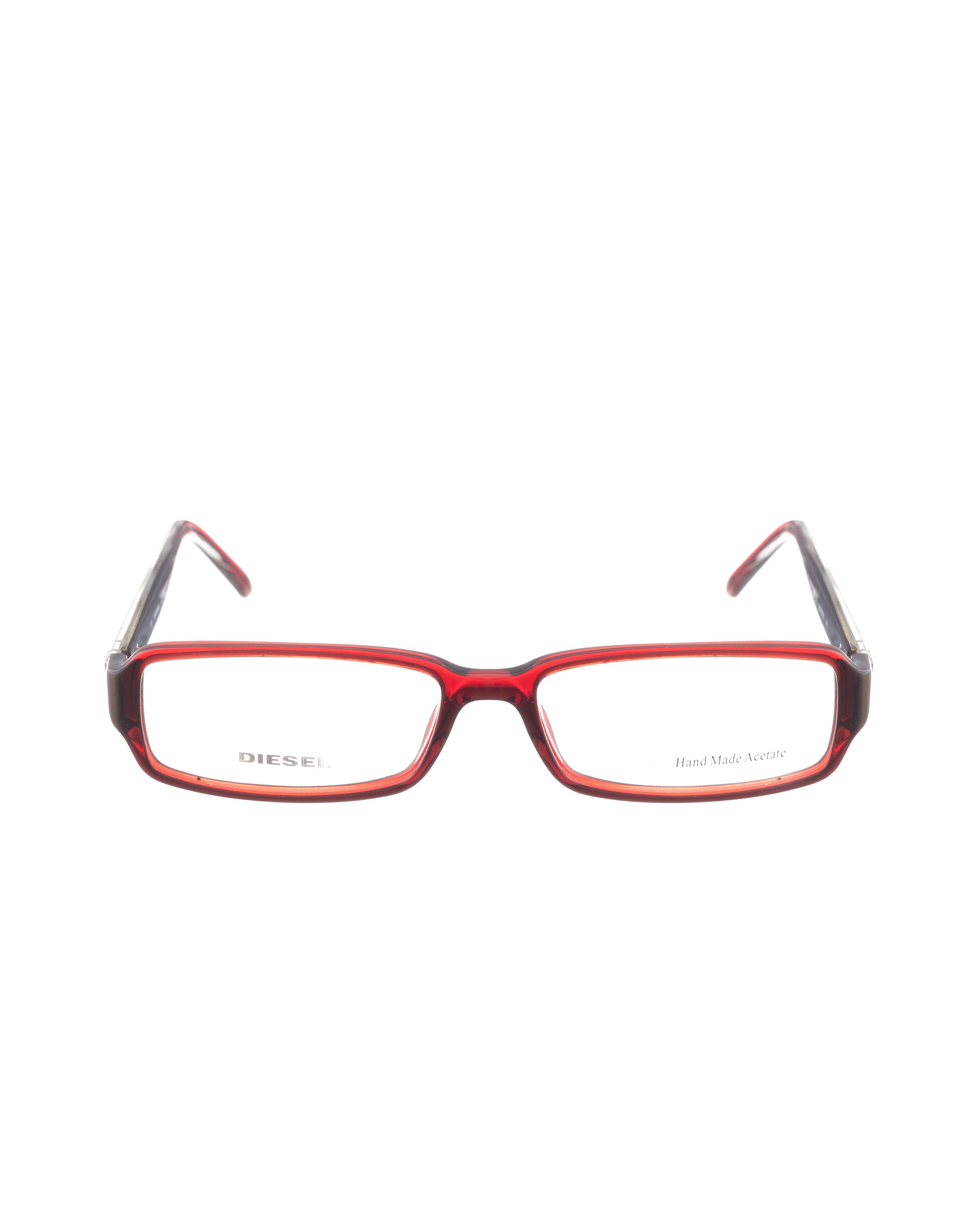 Diesel Diesel 90s Black Burgundy Glasses with Silver Temples Size ONE SIZE - 2 Thumbnail