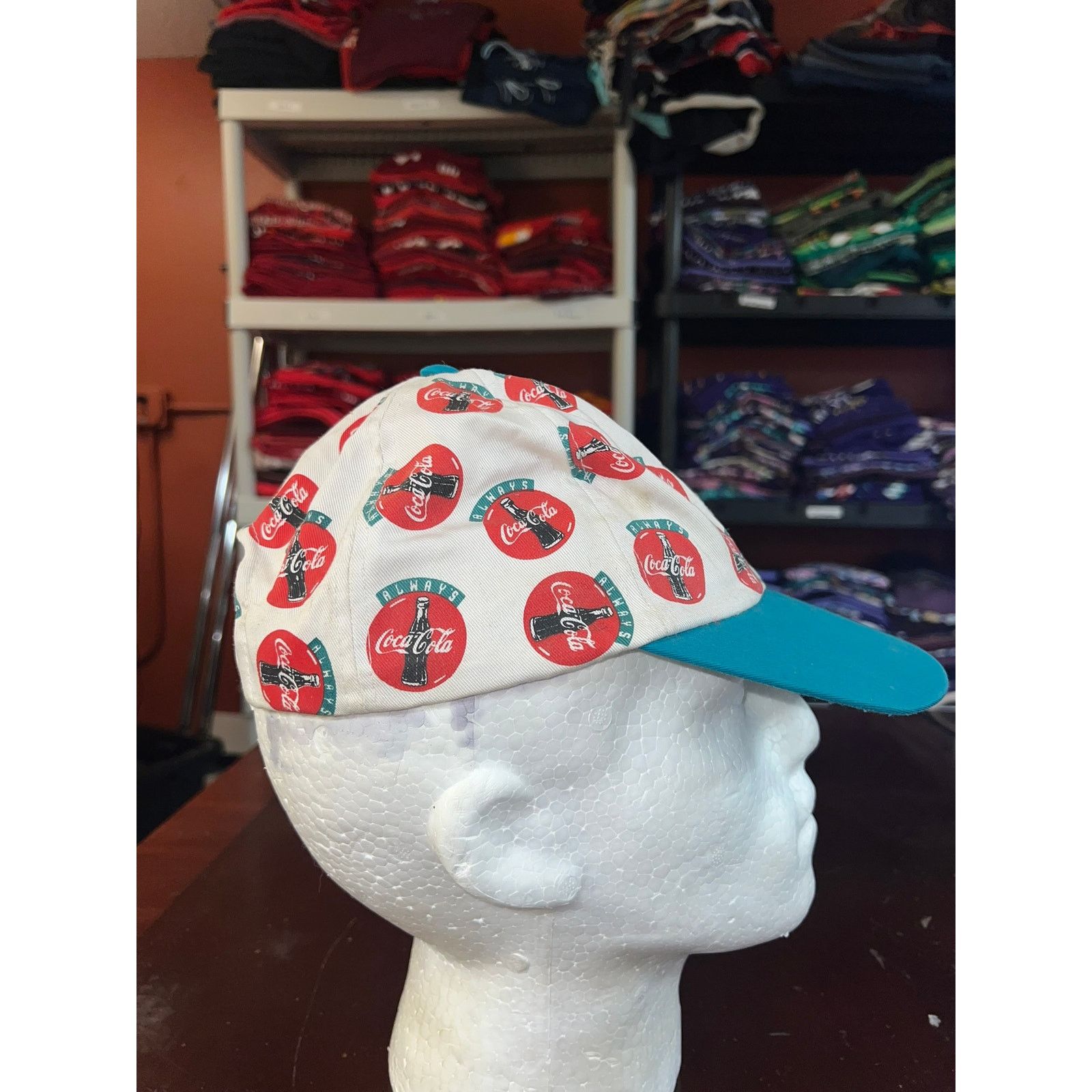 Coca Cola Vintage Coca-Cola Hat Always Coca Cola Coke Soda Cap Size ONE SIZE - 7 Thumbnail