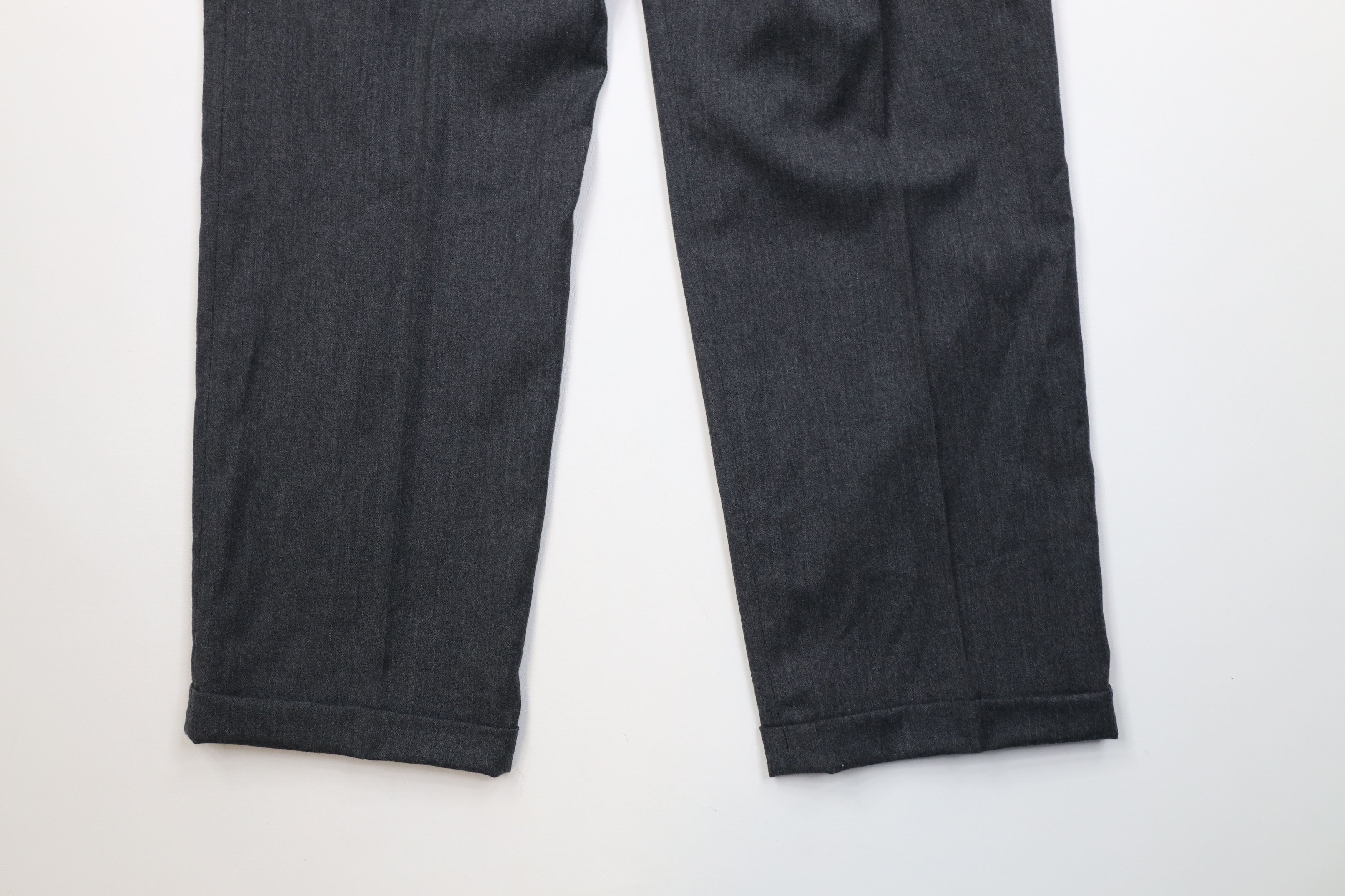 Vintage Vintage 70s Streetwear Pleated Wide Leg Chino Pants Gray USA Size US 36 / EU 52 - 14 Thumbnail