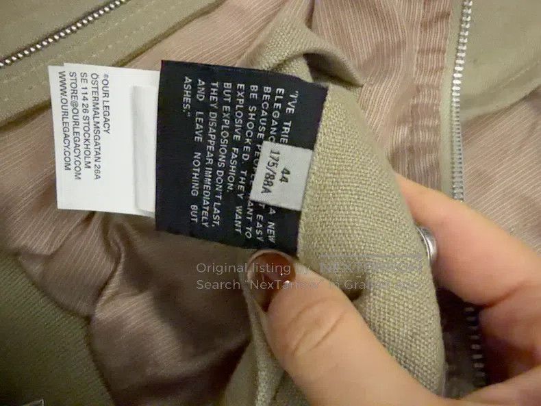 Our Legacy Our Legacy Linen vest beige Size US M / EU 48-50 / 2 - 3 Thumbnail