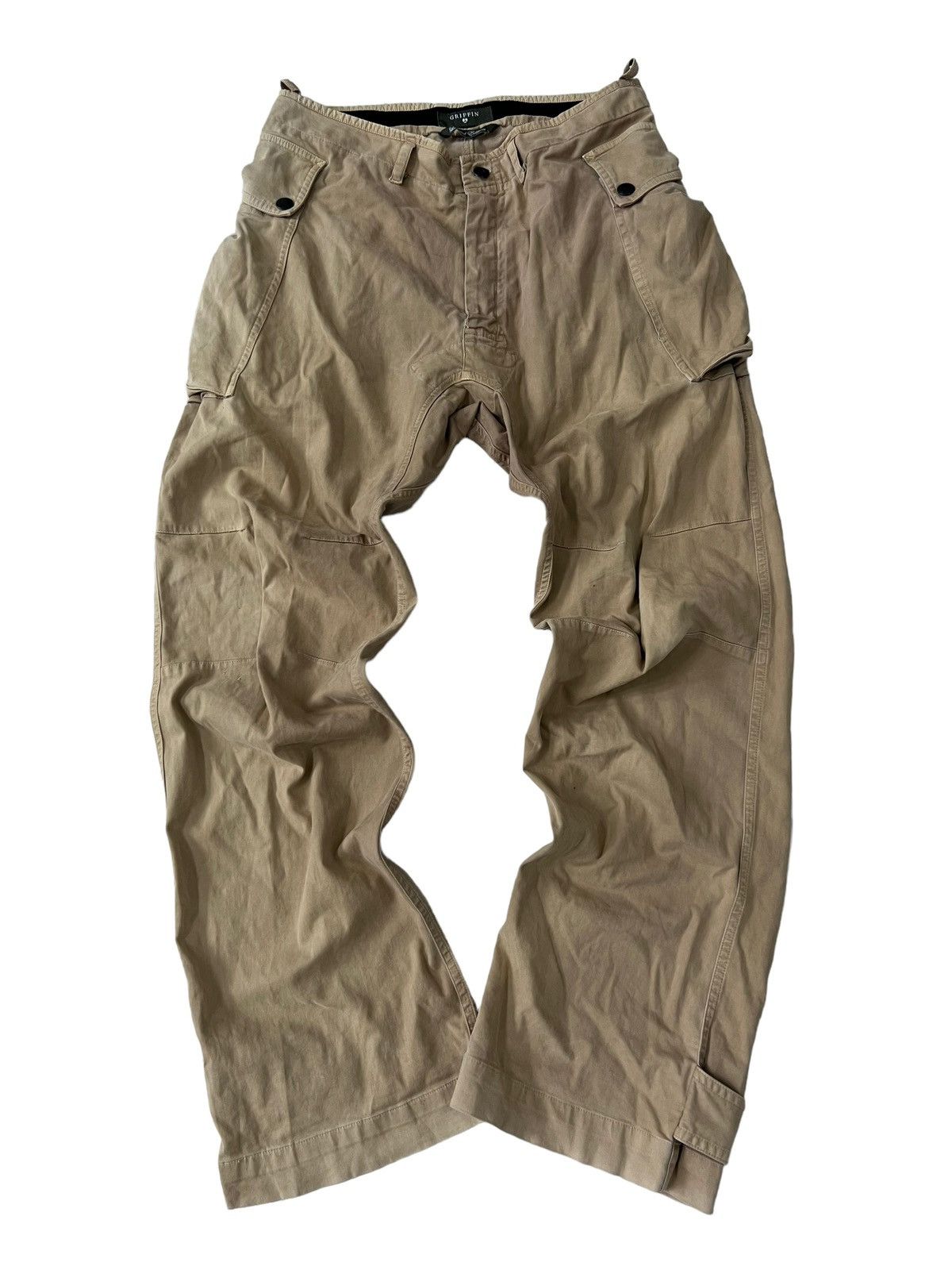 Griffin **SOLD** Griffin Moleskin Gas Mask Cargo Flared Pante Size US 31 - 2 Thumbnail