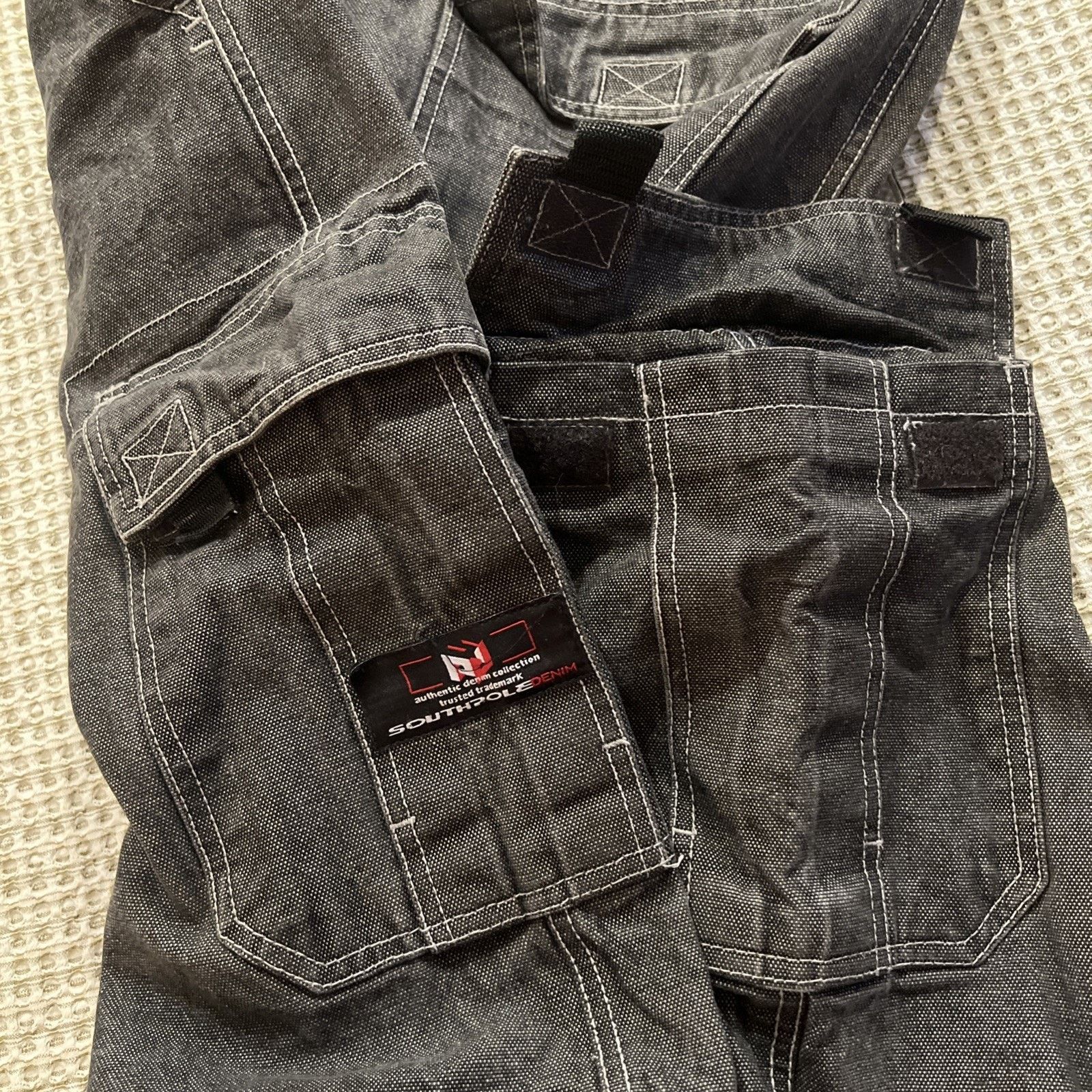 Southpole Southpole Y2K Baggy Shorts Jorts Size 38 Gray Denim JNCO Size US 38 / EU 54 - 9 Thumbnail