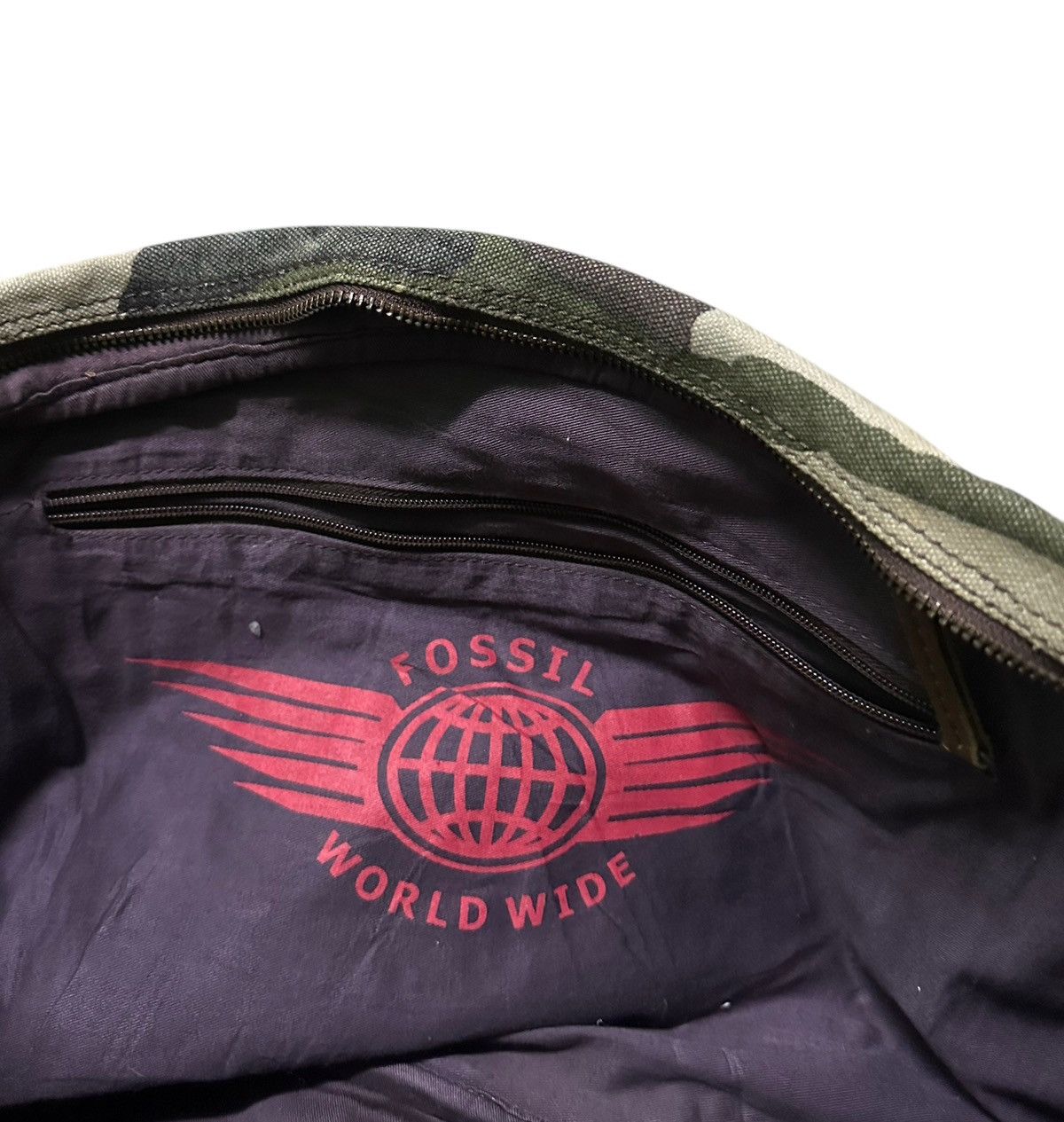 Fossil Fossil world wide camo carry bag Size ONE SIZE - 8 Thumbnail