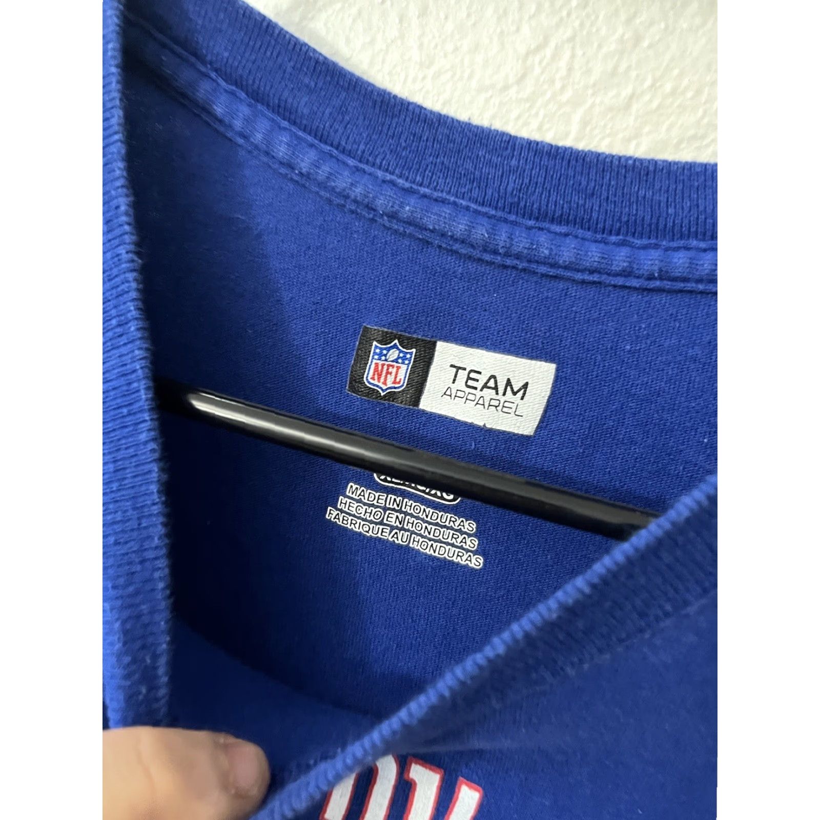 NFL VINTAGE? Actually item is pre-owned but not vintage. NY Giants NFL Team Apparel T-Shirt Men XL Blue 50/50 Cotton-Poly Adult XL Size US XL / EU 56 / 4 - 4 Thumbnail