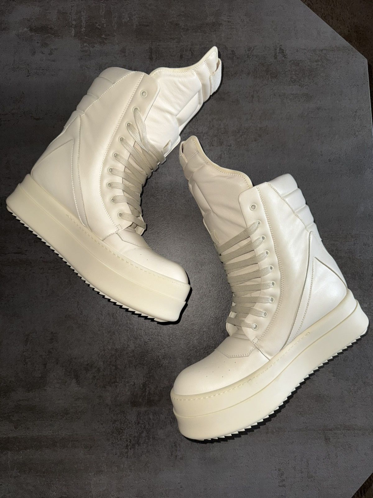 Rick Owens Mega geobaskets Size US 11 / EU 44 - 1 Thumbnail