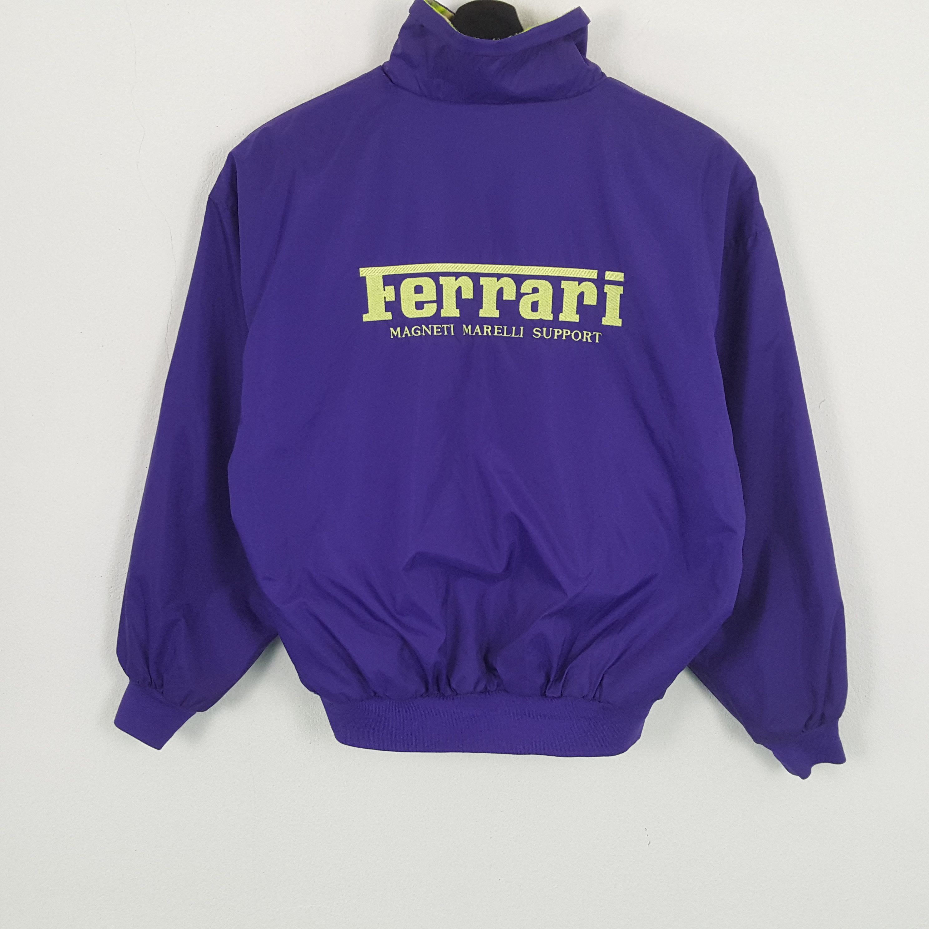 Ferrari × Vintage FERRARI MAGNETI MAREELI F1 Racing Style Reversible Jacket Size US XL / EU 56 / 4 - 1 Thumbnail