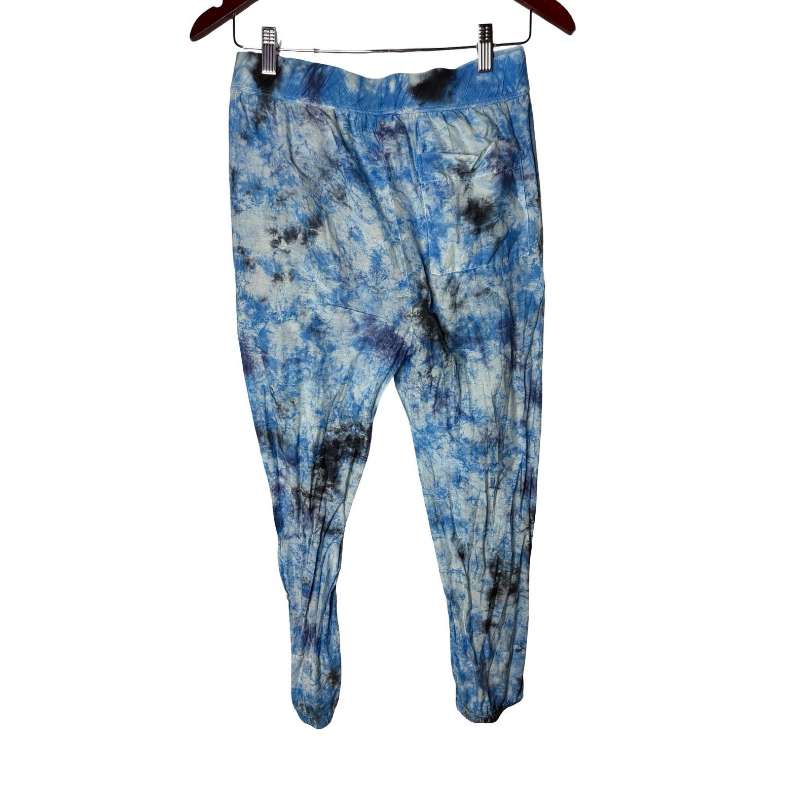 Other Raquel Allegra Blue white Tie-Dye Easy Lounge Pants 0 US XS Size 24" / US 00 / IT 34 - 2 Thumbnail
