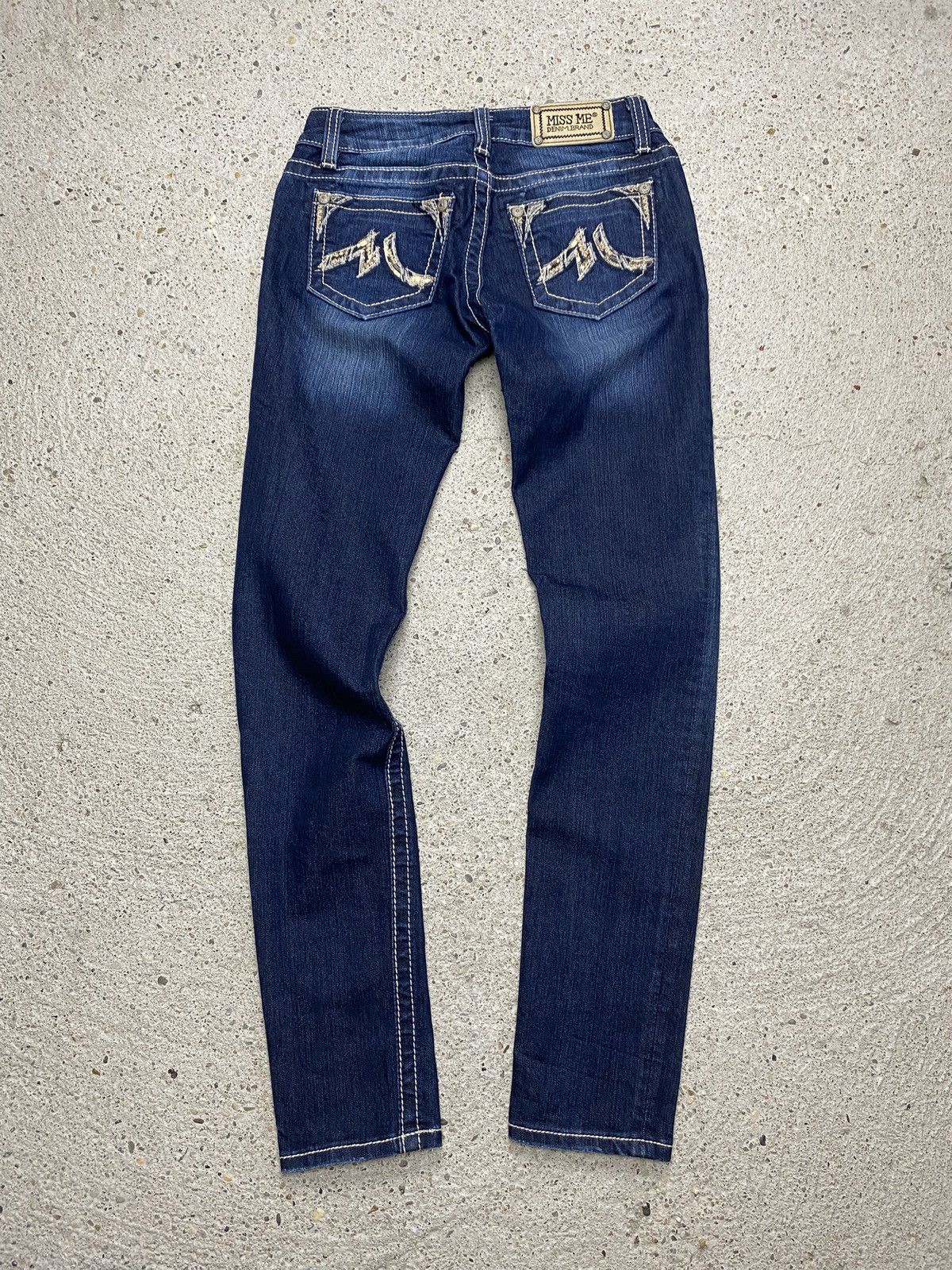 Miss Me Miss me y2k skinny jeans vintage washed navy Size 26" / US 2 / IT 38 - 2 Thumbnail