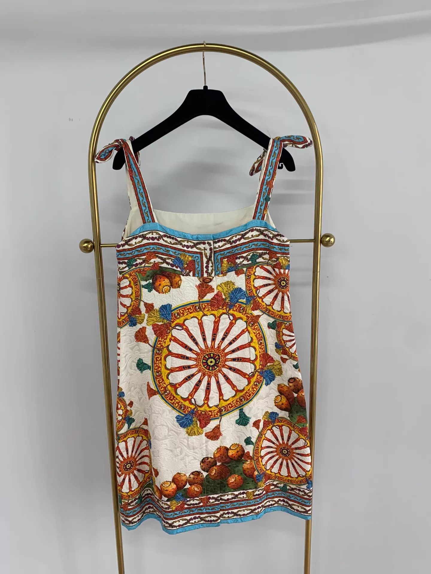 Dolce & Gabbana Dolce&Gabbana Printed Strappy Dress 42 New women's Size M / US 6-8 / IT 42-44 - 3 Thumbnail
