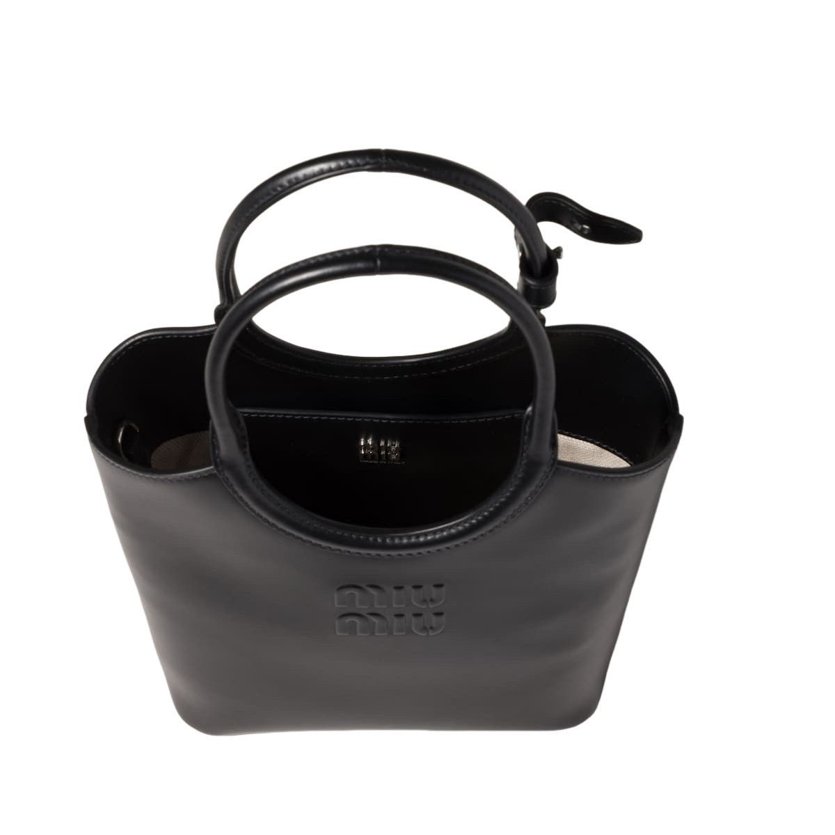 Miu Miu MIU MIU Ivy $1950 Black Top Handle Bag New & Authentic Size ONE SIZE - 4 Thumbnail