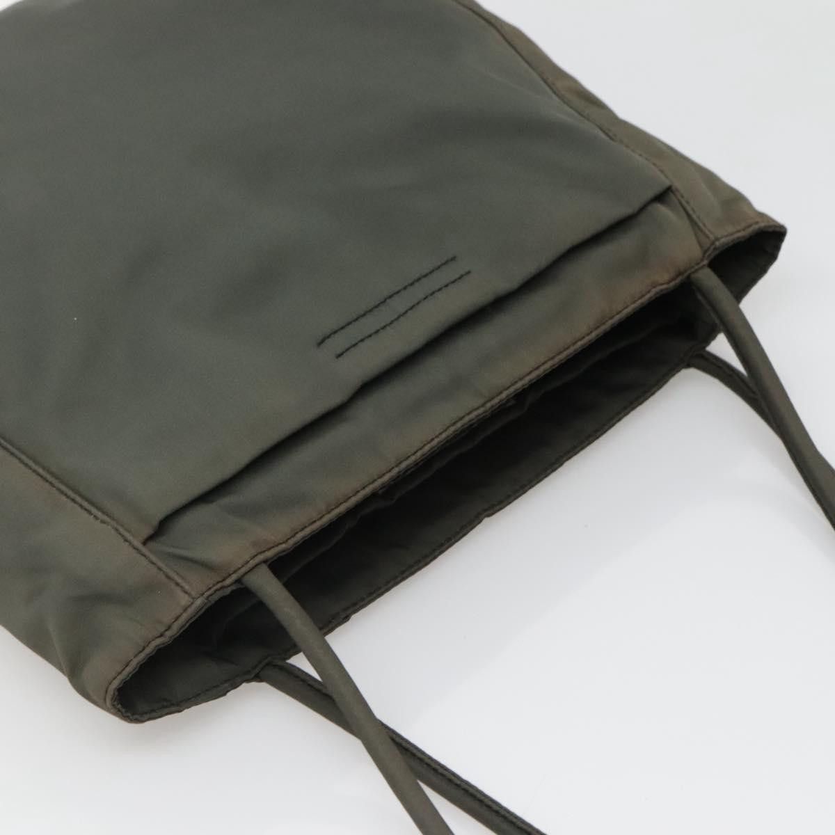 Prada PRADA Tote Bag Nylon Khaki Silver Size ONE SIZE - 6 Thumbnail