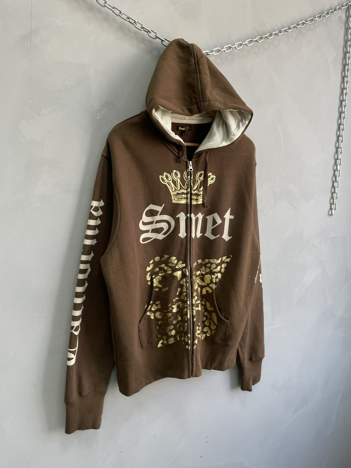 Christian Audigier Ed Hardy by christian Audigier over print hoodie y2k Size US L / EU 52-54 / 3 - 4 Thumbnail