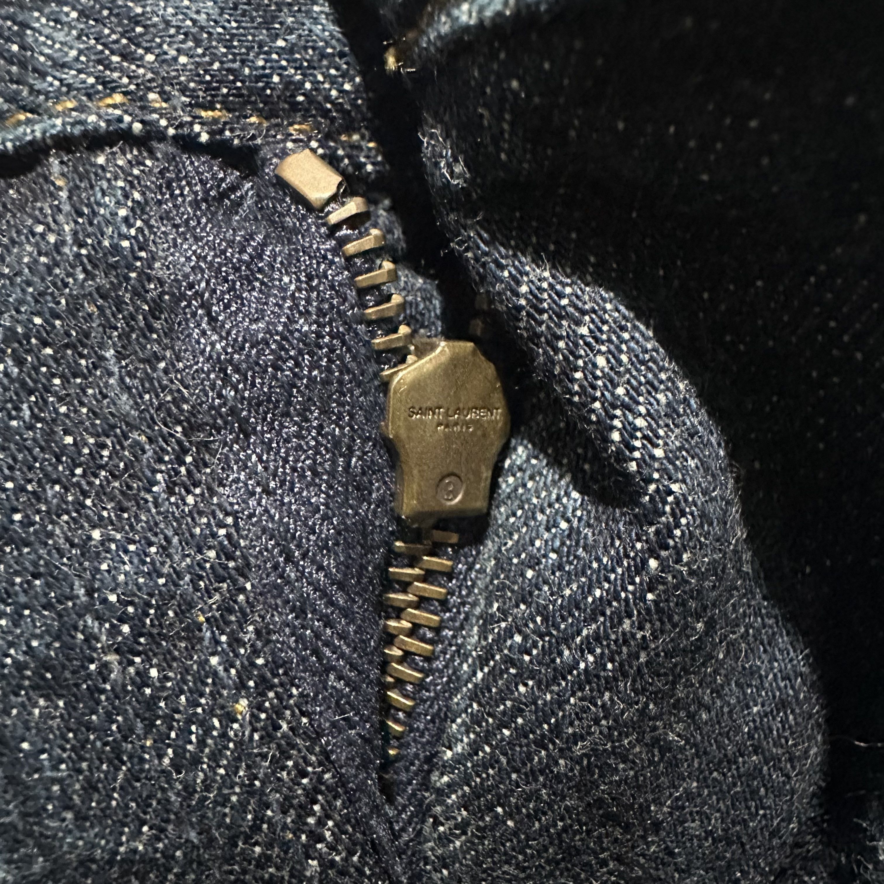 Hedi Slimane × Saint Laurent Paris Saint Laurent Selvedge Denim Size US 30 / EU 46 - 7 Thumbnail