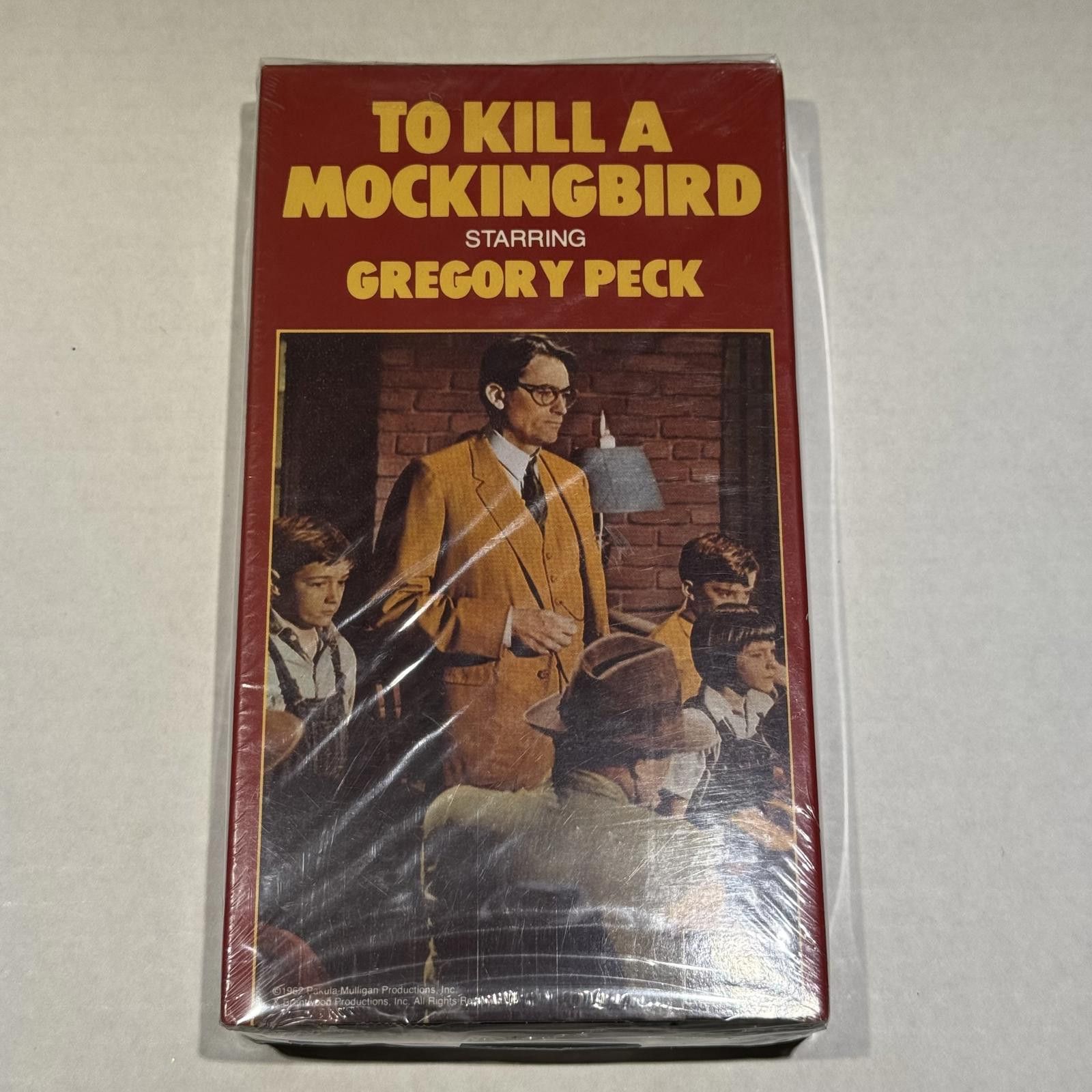 Designer To Kill a Mockingbird VHS 1991 Sealed Watermarks Size ONE SIZE - 10 Thumbnail