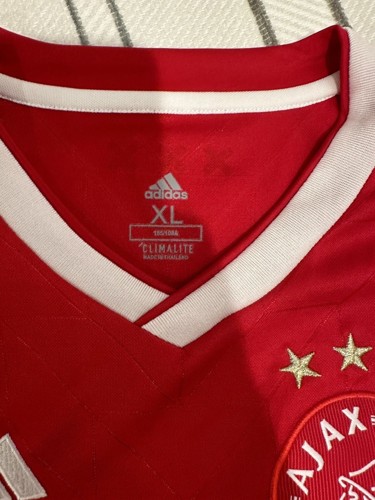 Adidas Ajax 2018/19 Home Kit Size US XL / EU 56 / 4 - 3 Thumbnail