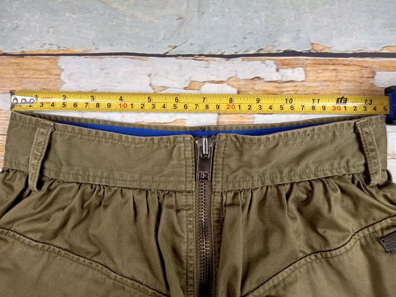 Diesel Diesel O-Boden Gonna Olive Mini Skirt Size 27" / US 4 / IT 40 - 16 Thumbnail