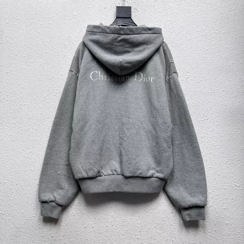 Dior Dior Gray burning flower destruction double-layer hooded s Size US S / EU 44-46 / 1 - 2 Thumbnail