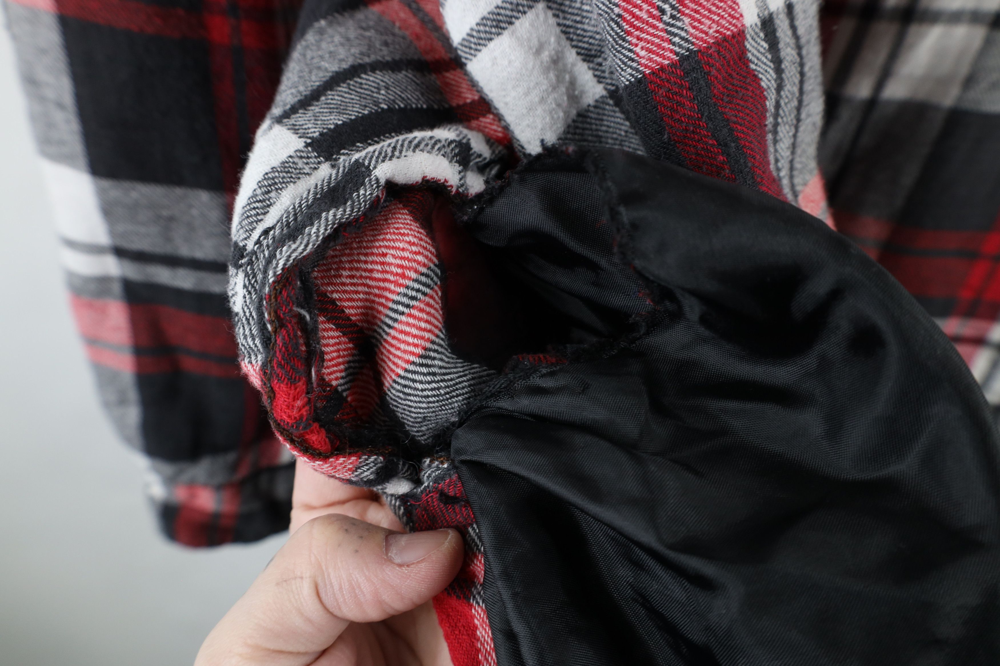Vintage Vintage 90s Streetwear Quilted Flannel Button Shirt Jacket Size US XXL / EU 58 / 5 - 6 Thumbnail