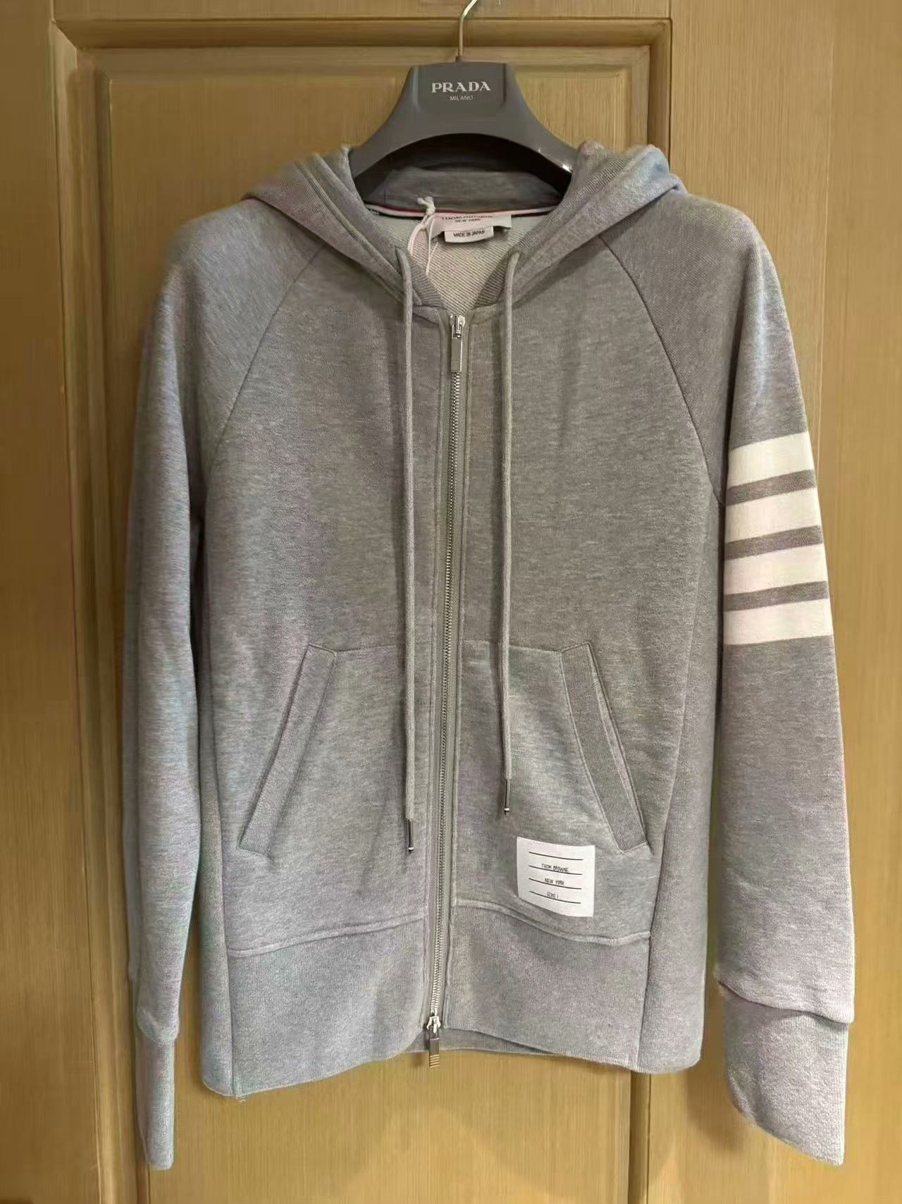 Thom Browne THOM BROWNE Zip Hood Classic Jacket Size US XL / EU 56 / 4 - 1 Thumbnail