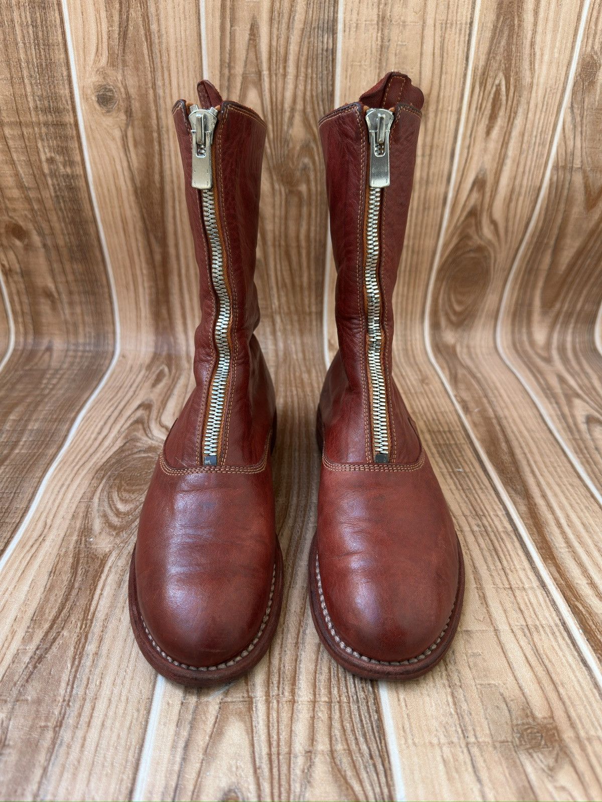 Guidi Guidi 310 Front-zip Soft Horse Leather Boots Size US 6.5 / IT 36.5 - 2 Thumbnail