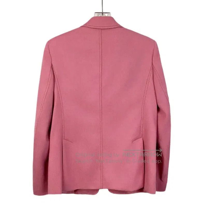 Max Mara MaxMara Pink Wool Women's Jacket . Size L / US 10 / IT 46 - 2 Thumbnail