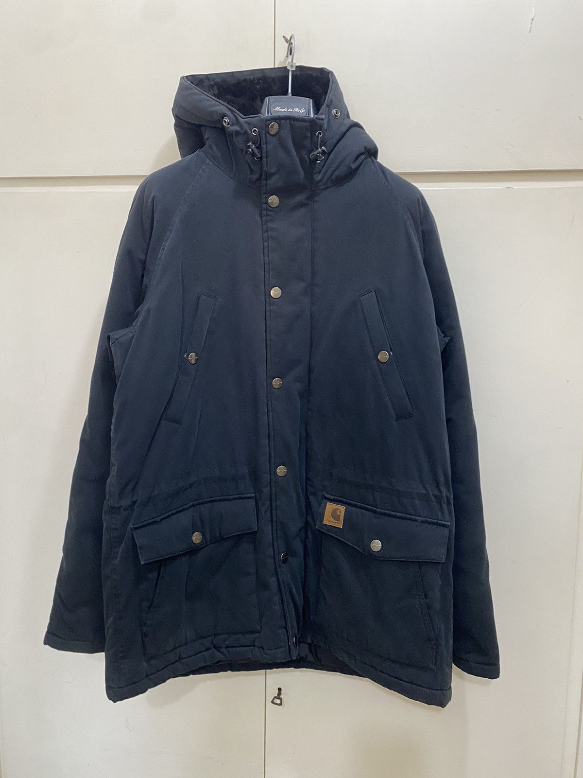 Carhartt Wip Carhartt WIP Trapper Parka, size XL, black, used Size US XL / EU 56 / 4 - 1 Thumbnail