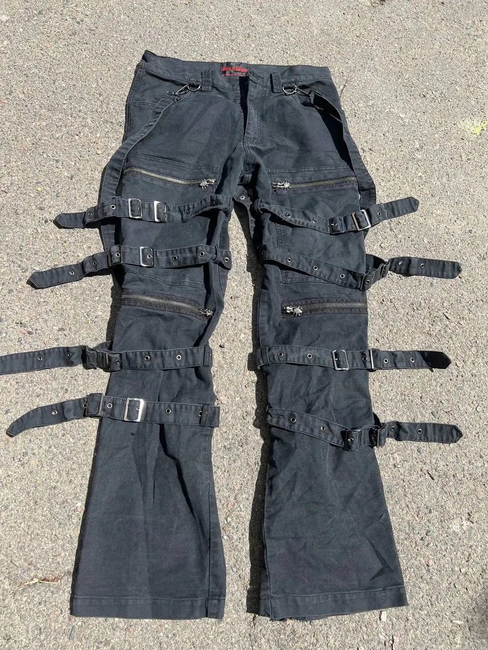 Vintage Vintage Y2K Queen of Darkness Harness Bondage Pun Goth Opium Size US 32 / EU 48 - 2 Thumbnail