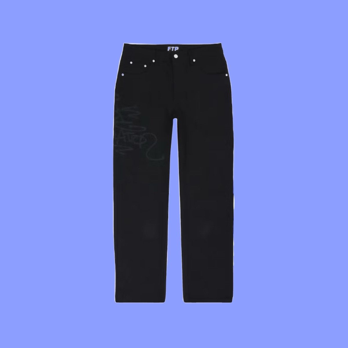 Fuck The Population FTP tag denim Size US 34 / EU 50 - 2 Thumbnail