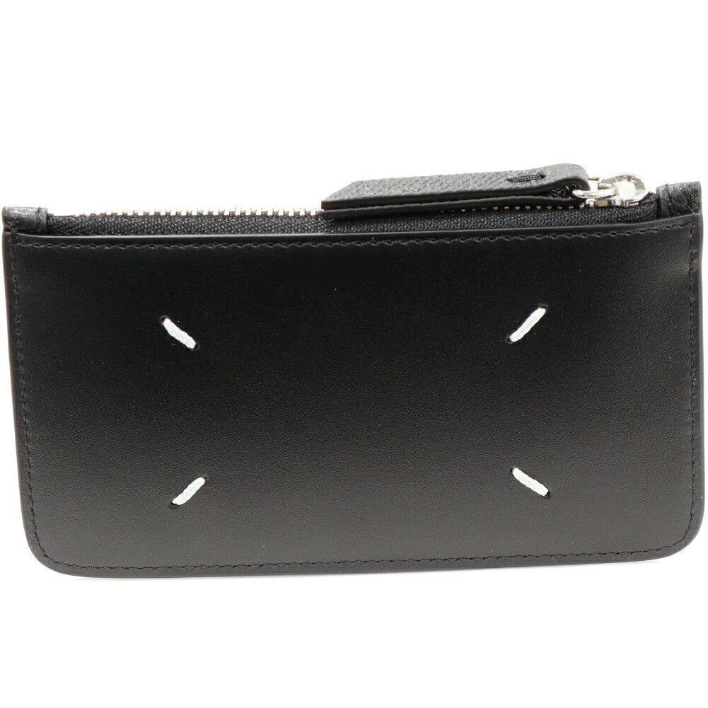 Maison Margiela Maison Margiela Maison Margiela Smooth Calf Leather Grain Calf Leather Card Coin Case Leather Coin Case SA1VX0008P4745T8013 DUTY FREE for USA Size ONE SIZE - 1 Thumbnail