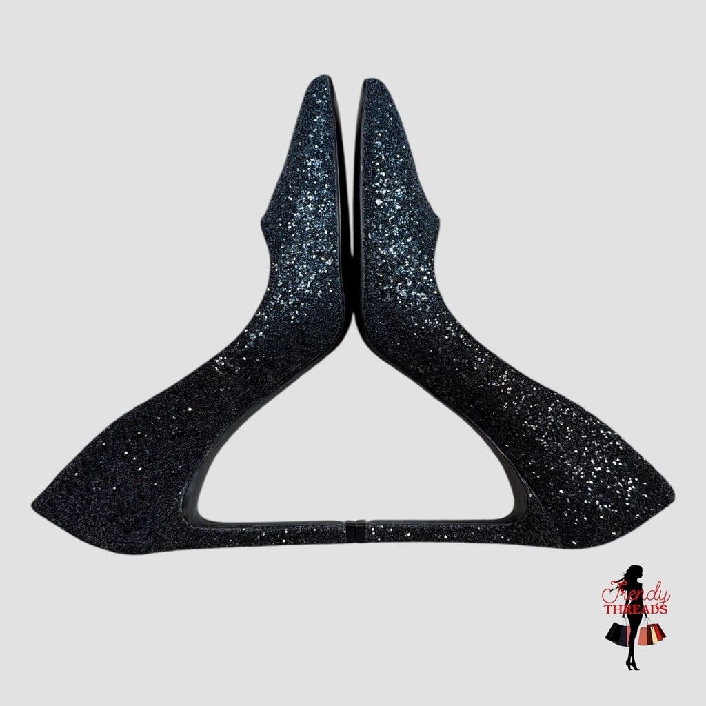 Nine West Nine West Womens Tatiana Stiletto Pointed Toe Glitter Heels Size US 9.5 / IT 39.5 - 3 Thumbnail
