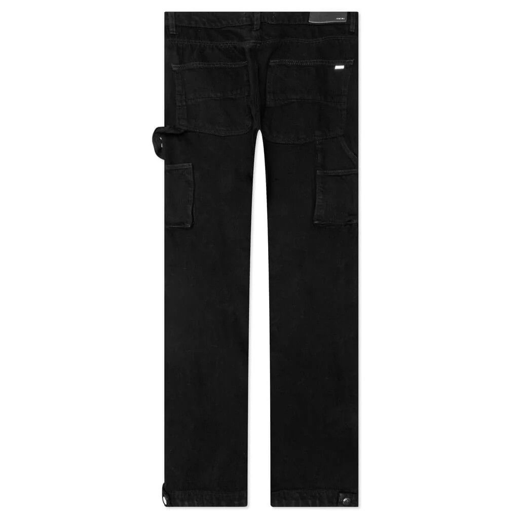 Amiri o1mle0725 Carpenter Jeans in Black Size US 33 - 2 Thumbnail