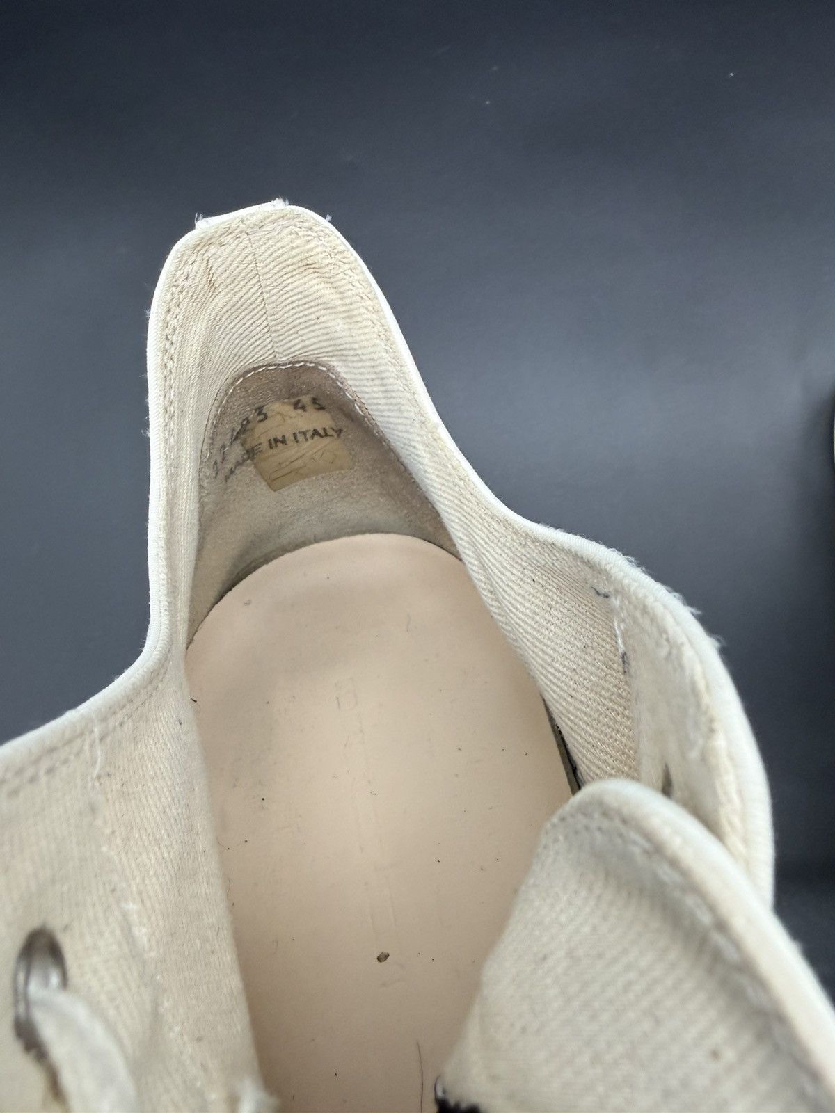 Rick Owens Drkshdw Rick Owens DRKSHDW Abstract Low — Milk/Clear · EU 45 Size US 12 / EU 45 - 12 Thumbnail