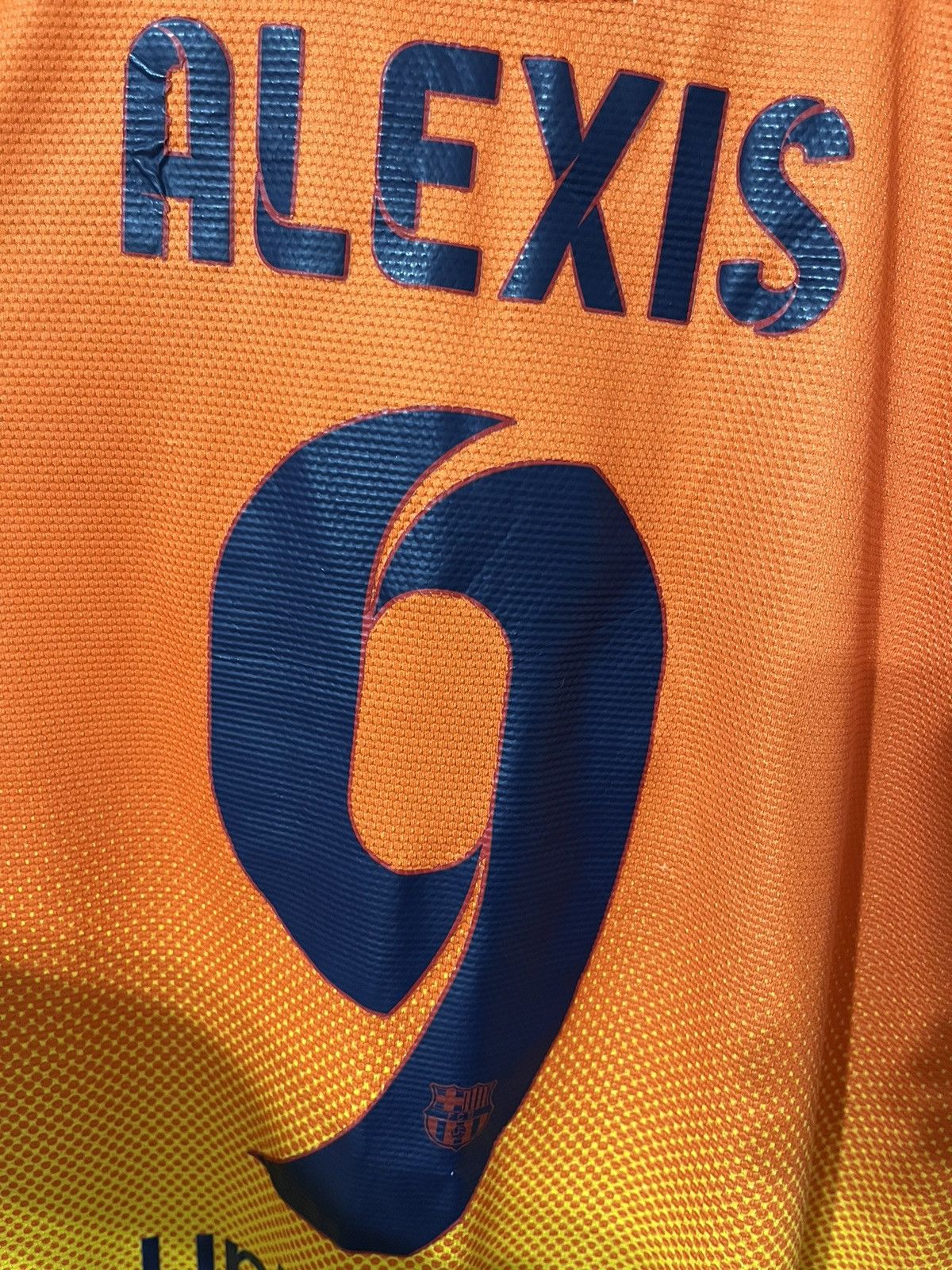 Other Nike Barcelona 12/13 Away Jersey #9 Alexis Size US XL / EU 56 / 4 - 7 Thumbnail