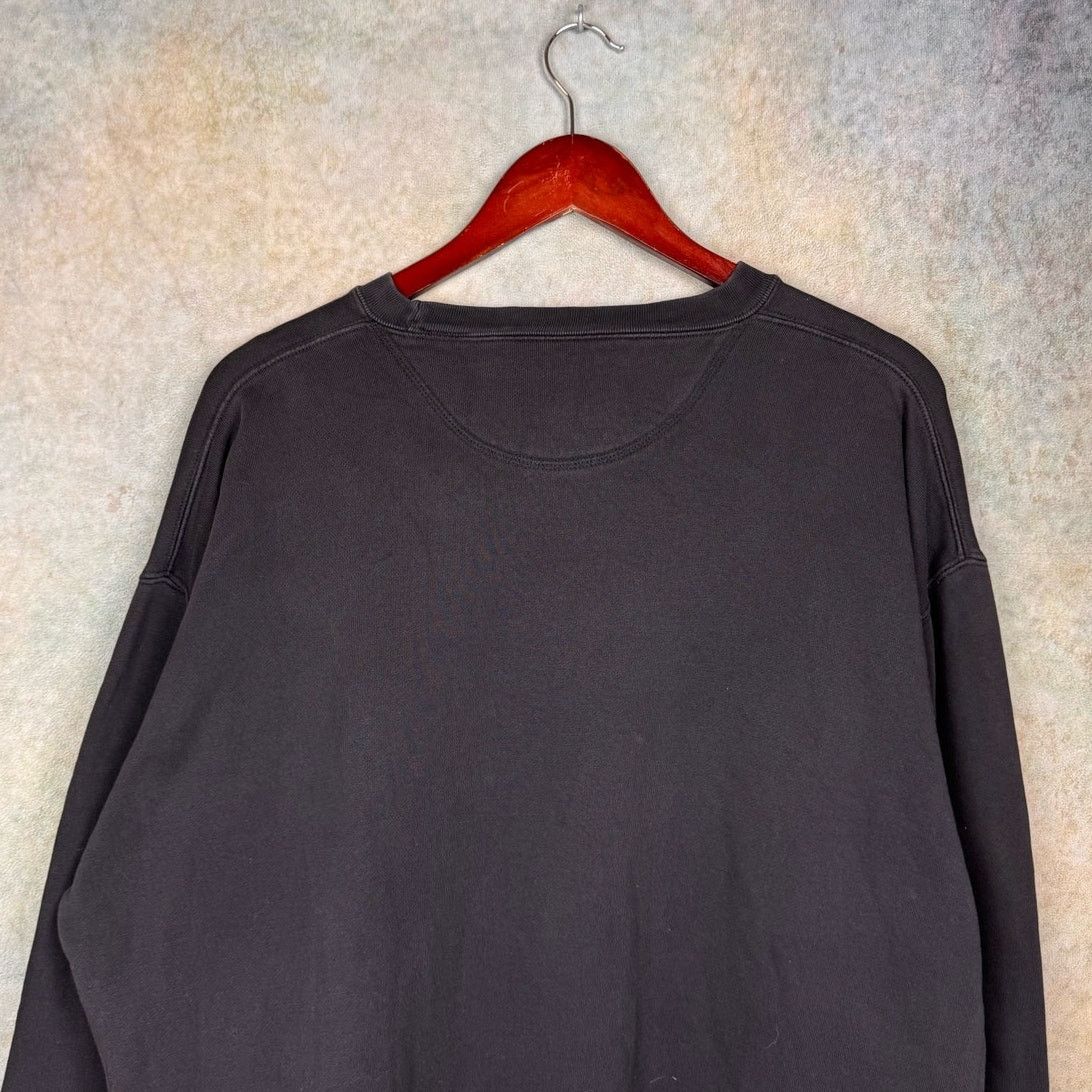 Perry Ellis × Vintage VTG 90s Perry Ellis Crewneck Sweatshirt Sz L Black Size US L / EU 52-54 / 3 - 6 Thumbnail