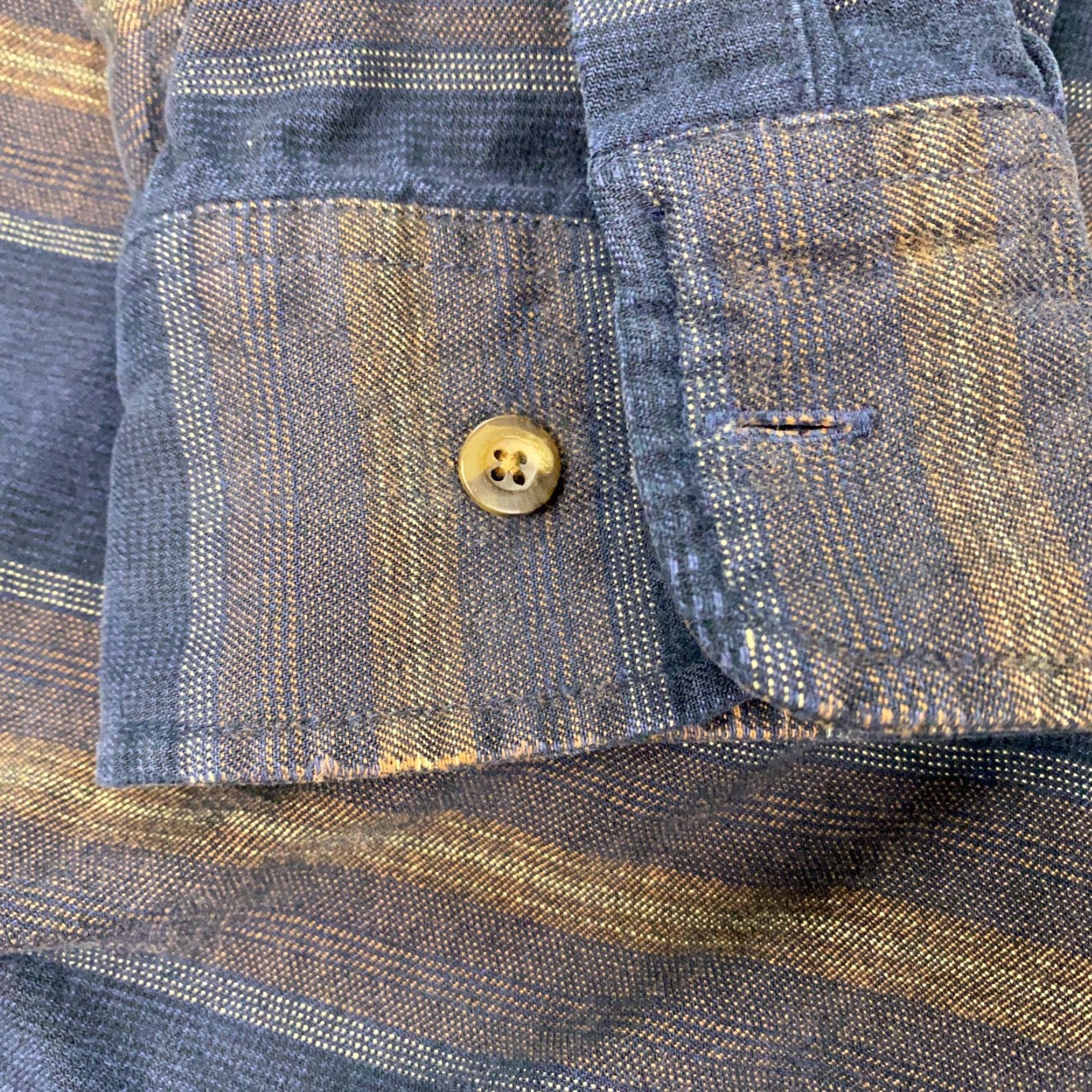 Vintage Cabela's Men’s 2XL Tall Long Sleeve Button-Down Shirt Cotton Flannel Striped Casual Size US XXL / EU 58 / 5 - 3 Thumbnail