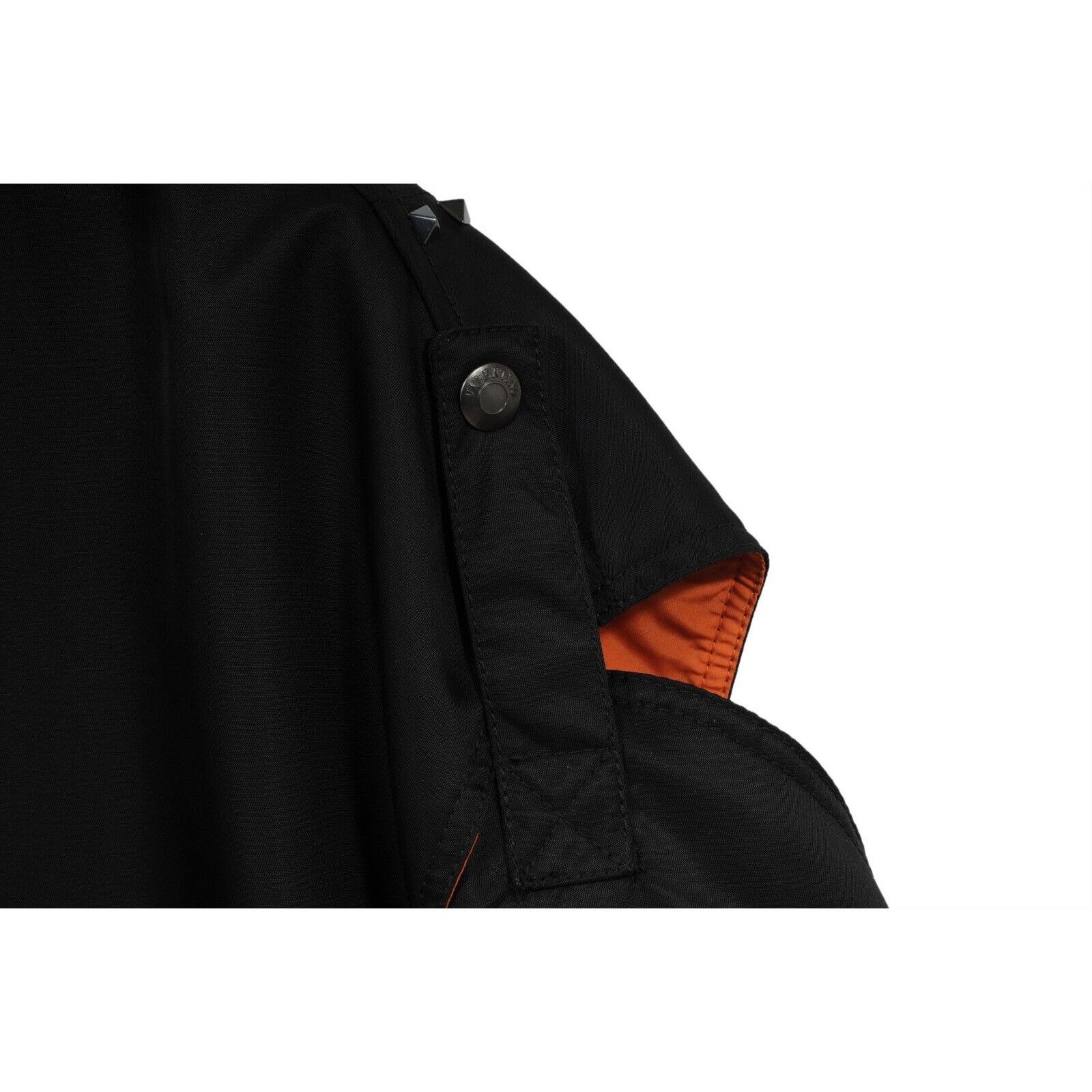 Valentino Deconstructed Rockstud Bomber Jacket Black Size US L / EU 52-54 / 3 - 7 Thumbnail
