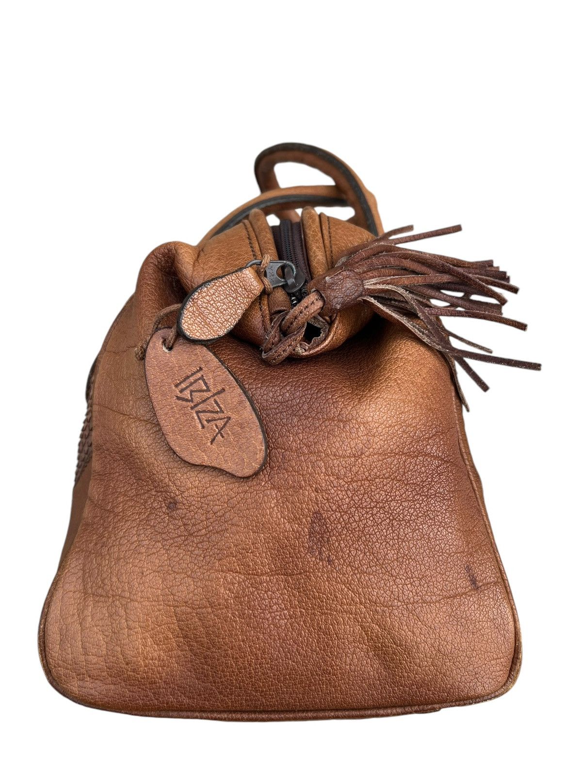 Leather Vintage Ibiza Japan Patina Python Snake Leather Doctor Bag Size ONE SIZE - 16 Thumbnail