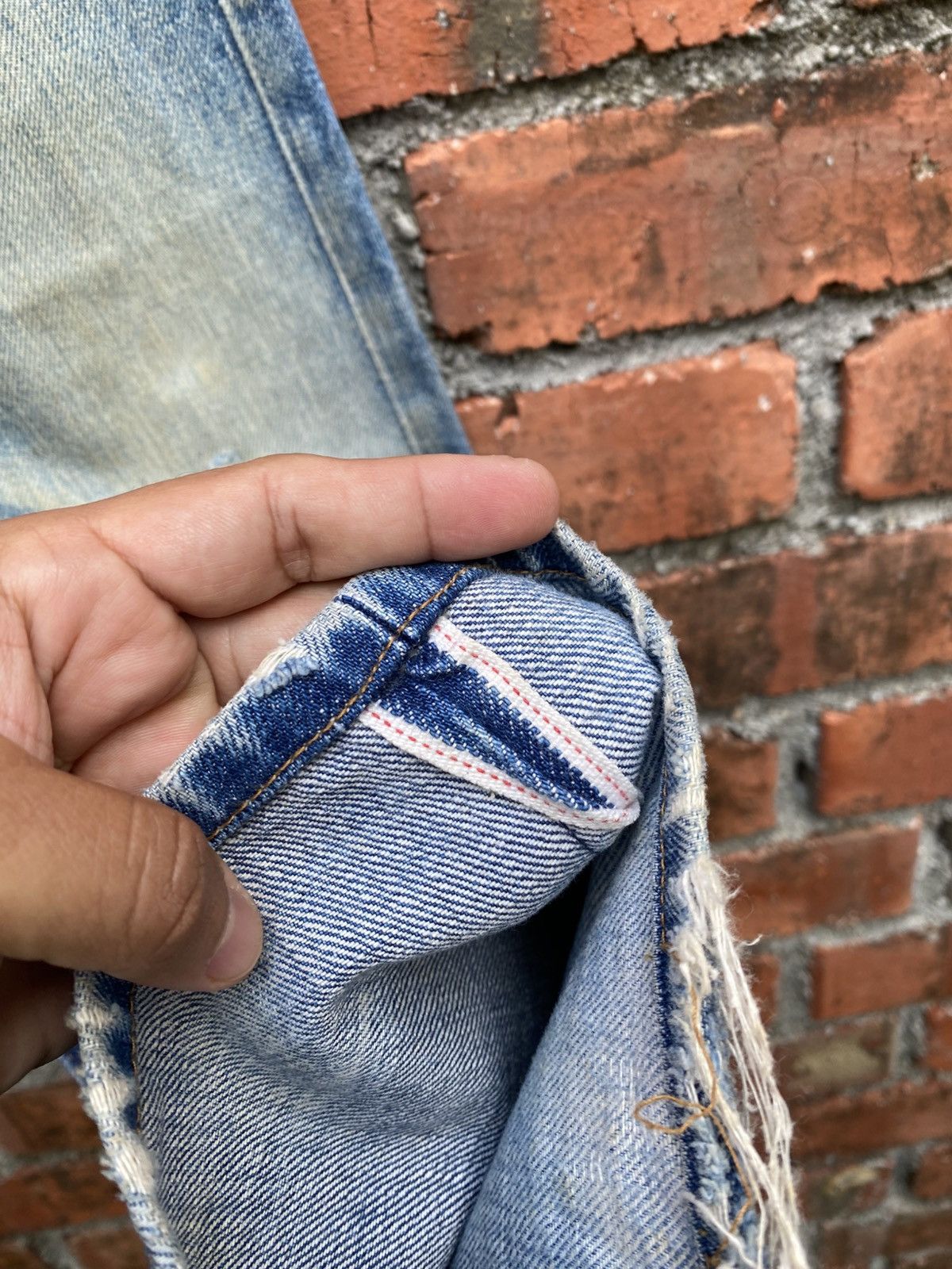 Levi's Vintage Clothing W30x28.5 Vintage levi's 502xx redline big E made in JAPAN Size US 30 / EU 46 - 6 Thumbnail