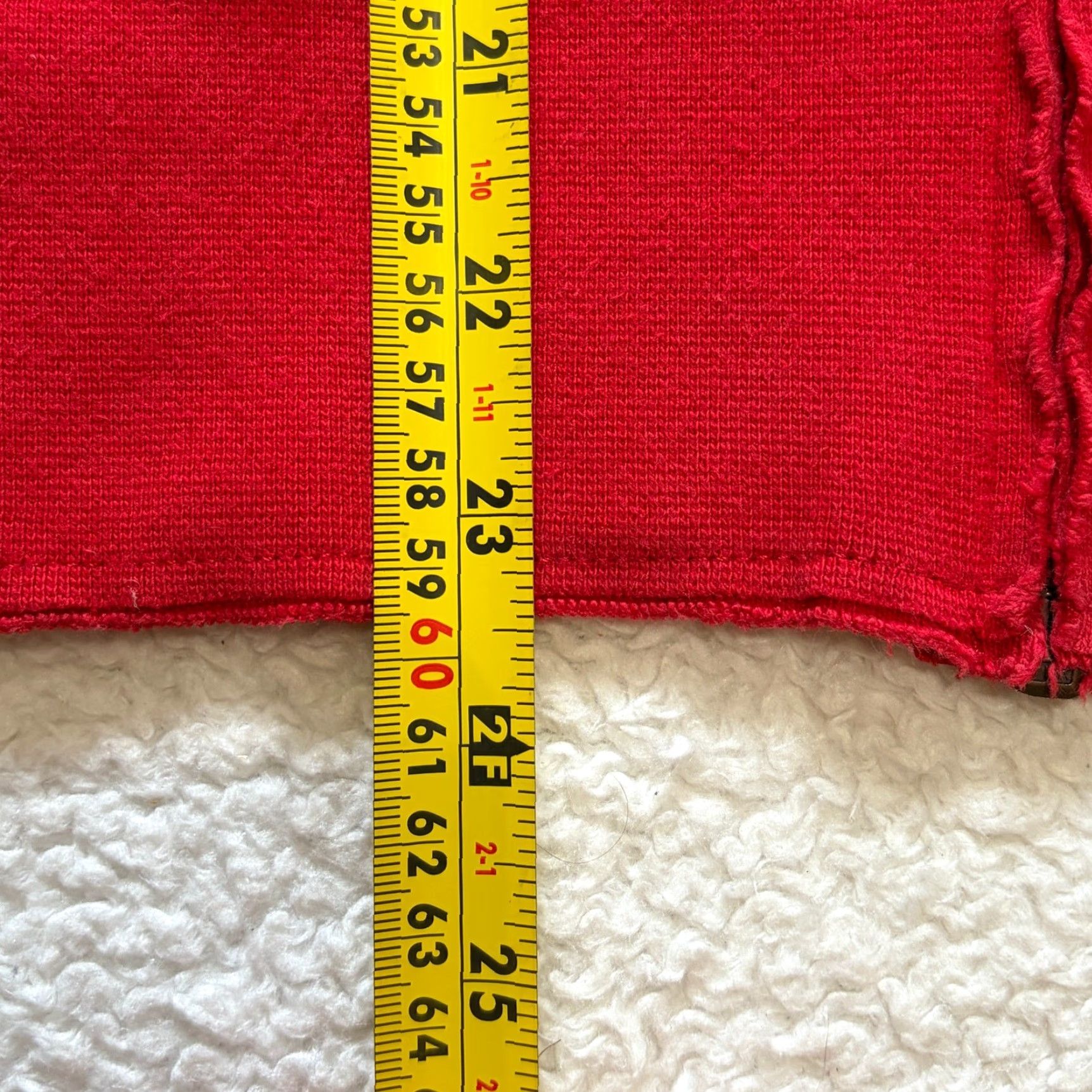 Nike VINTAGE Nike Hoodie Women Medium Red Full Zip Raglan Embroidered Sweatshirt Size M / US 6-8 / IT 42-44 - 7 Thumbnail