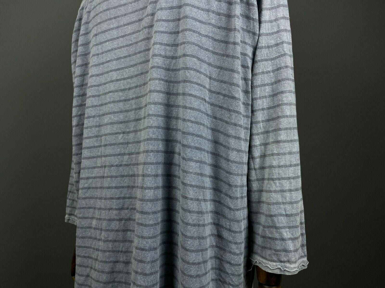 Oscar De La Renta Men Oska Blue Striped Crew Neck Jumper Pullover Size 2 Size XS / US 0-2 / IT 36-38 - 7 Thumbnail