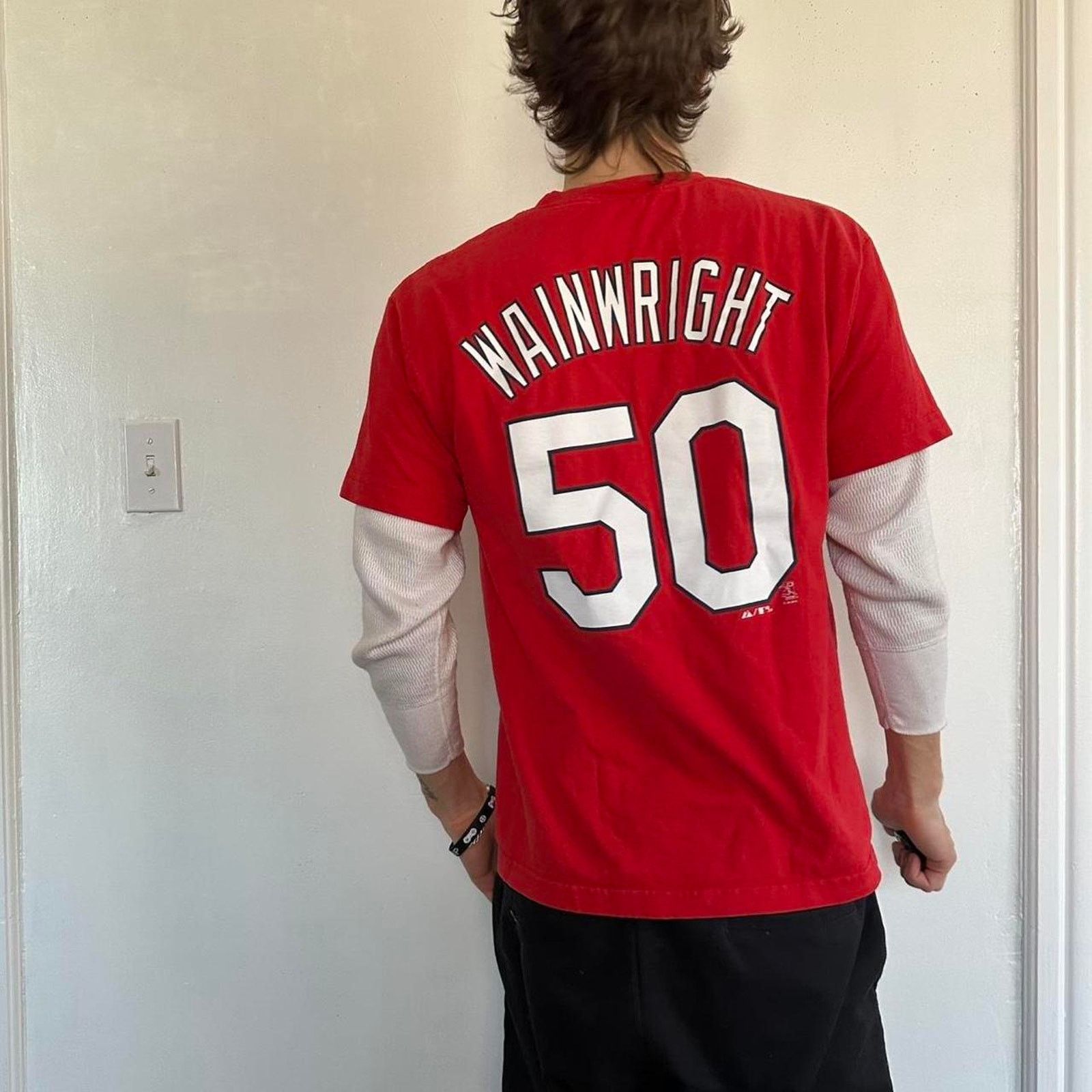 MLB Vintage Y2K MLB St Louis Cardinals Adam Wainwright Shirt Size US S / EU 44-46 / 1 - 4 Thumbnail