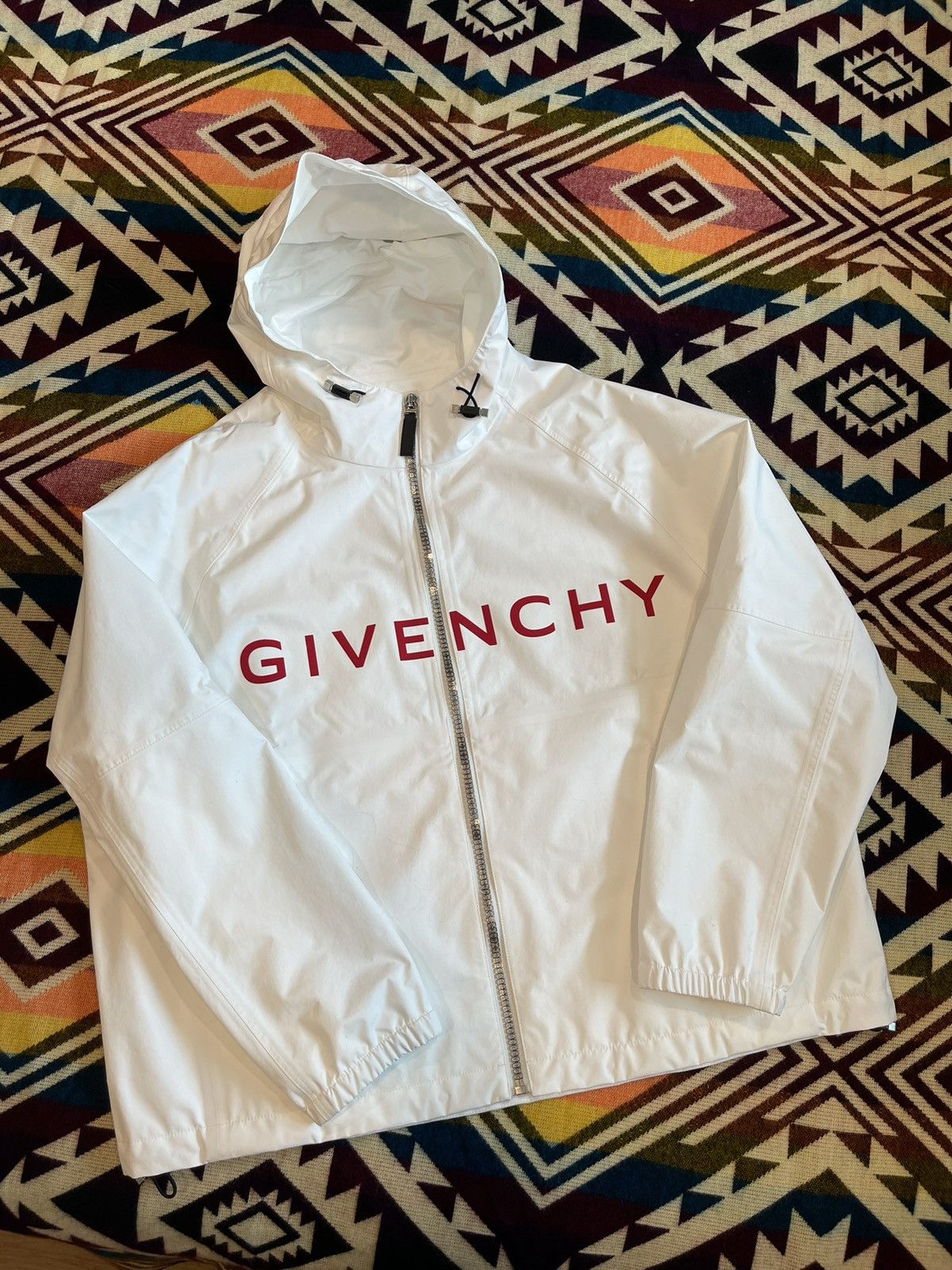 image of Givenchy Windbreaker in White, Men's (Size XL)