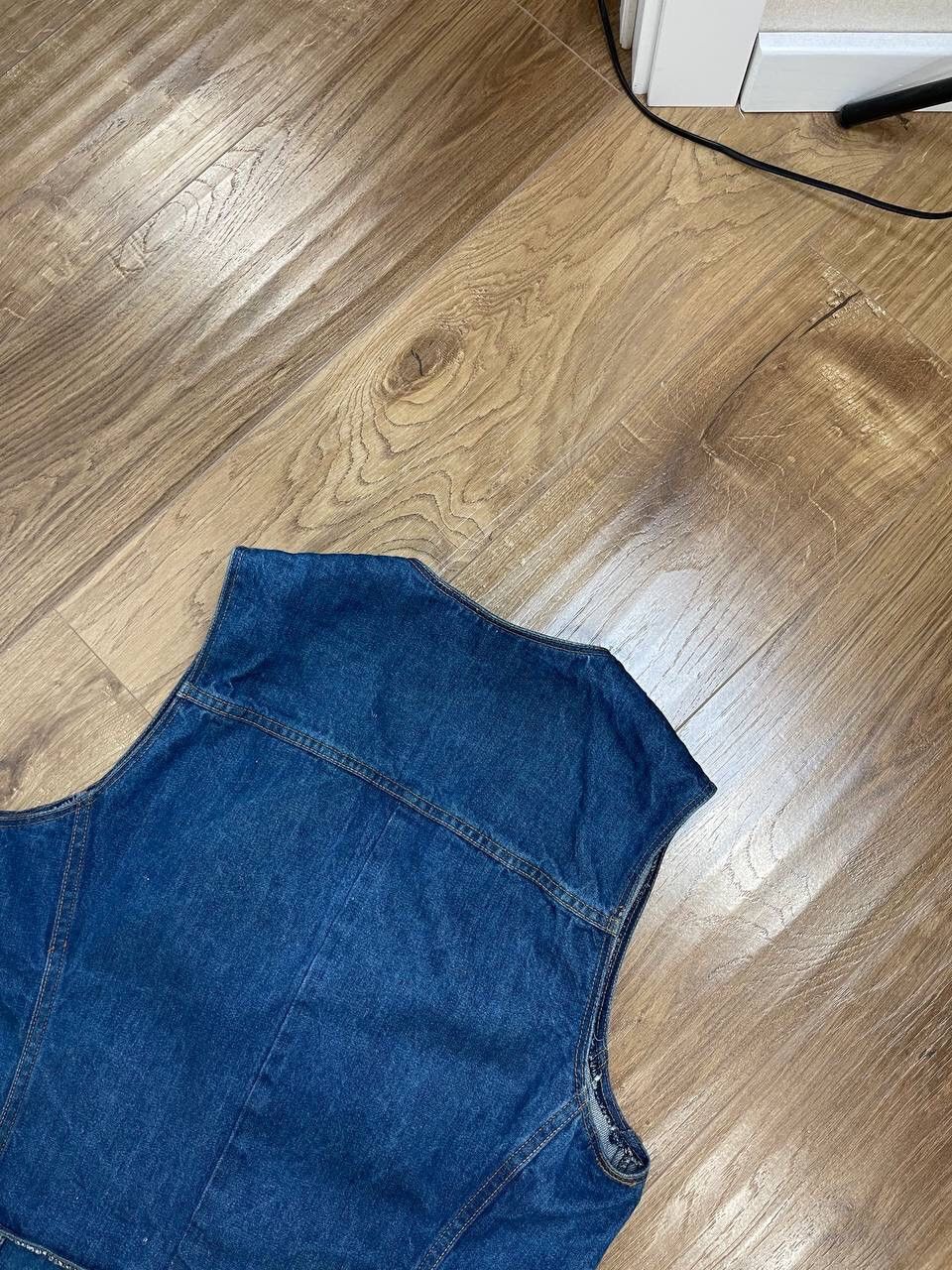 Vintage × Wrangler Vintage Wrangler Y2K 90’s Blue Denim Outdoor Cowboy Vest Size US S / EU 44-46 / 1 - 13 Thumbnail