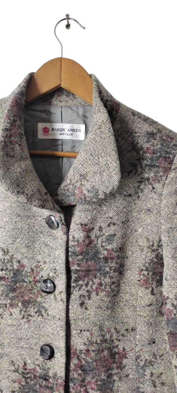 Hardy Amies HARDY AMIES ITALY FLORA COAT JACKET Size M / US 6-8 / IT 42-44 - 2 Thumbnail